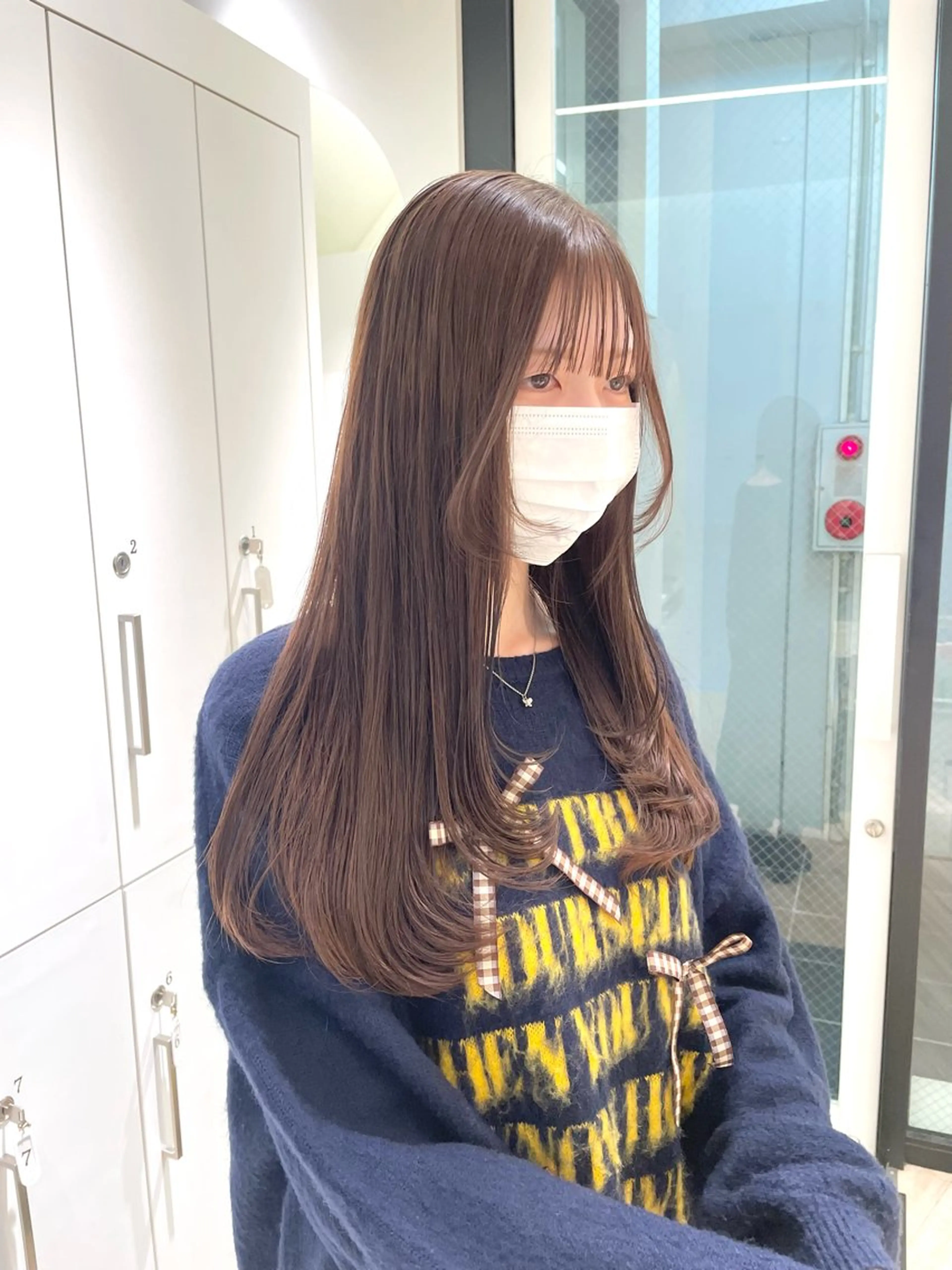 ロング カラー ParveMix 🩶🫧入江 香名のヘアスタイル