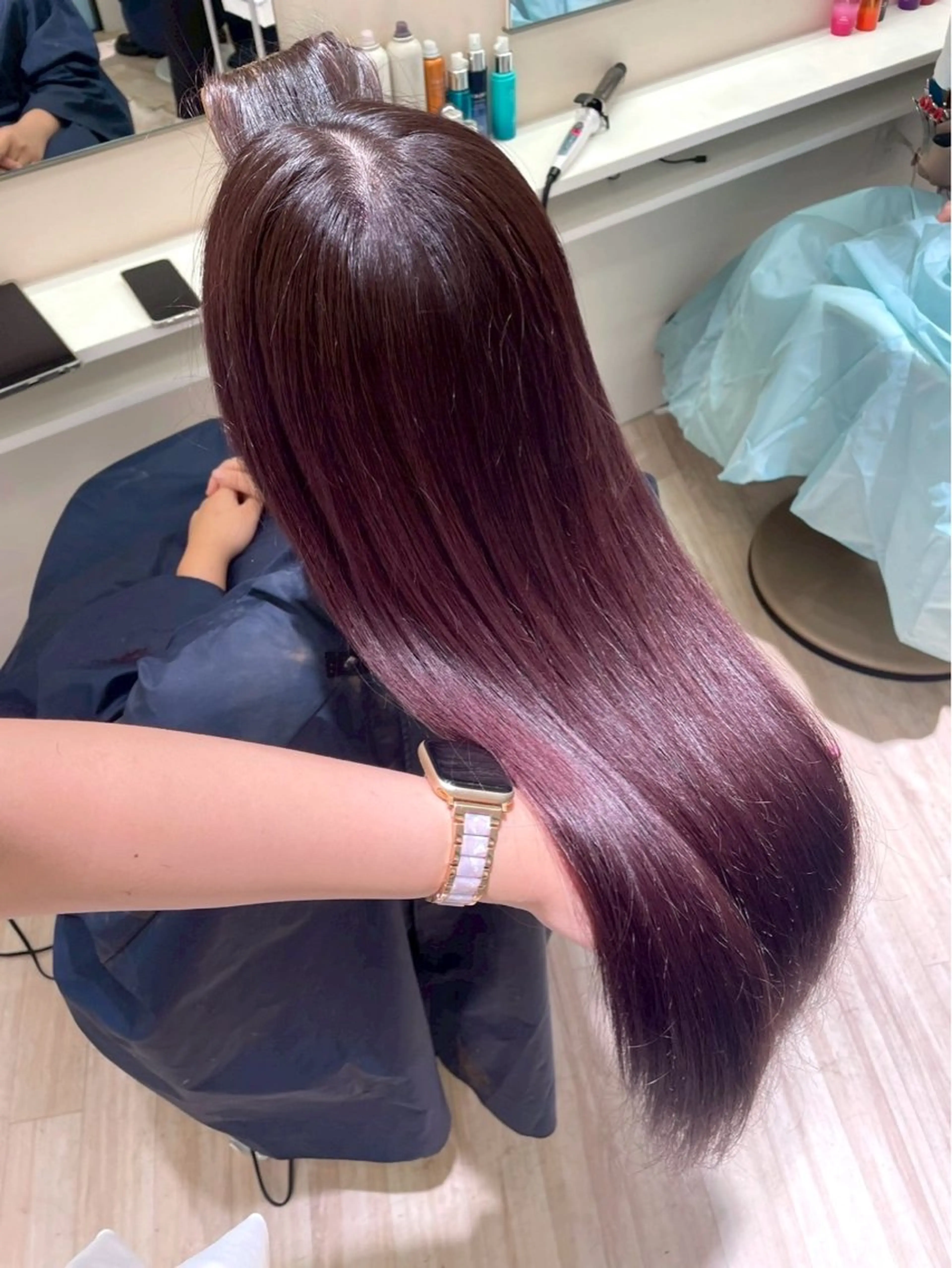 ロング カラー Parve Mix 森 美遥🇰🇷🩶のヘアスタイル