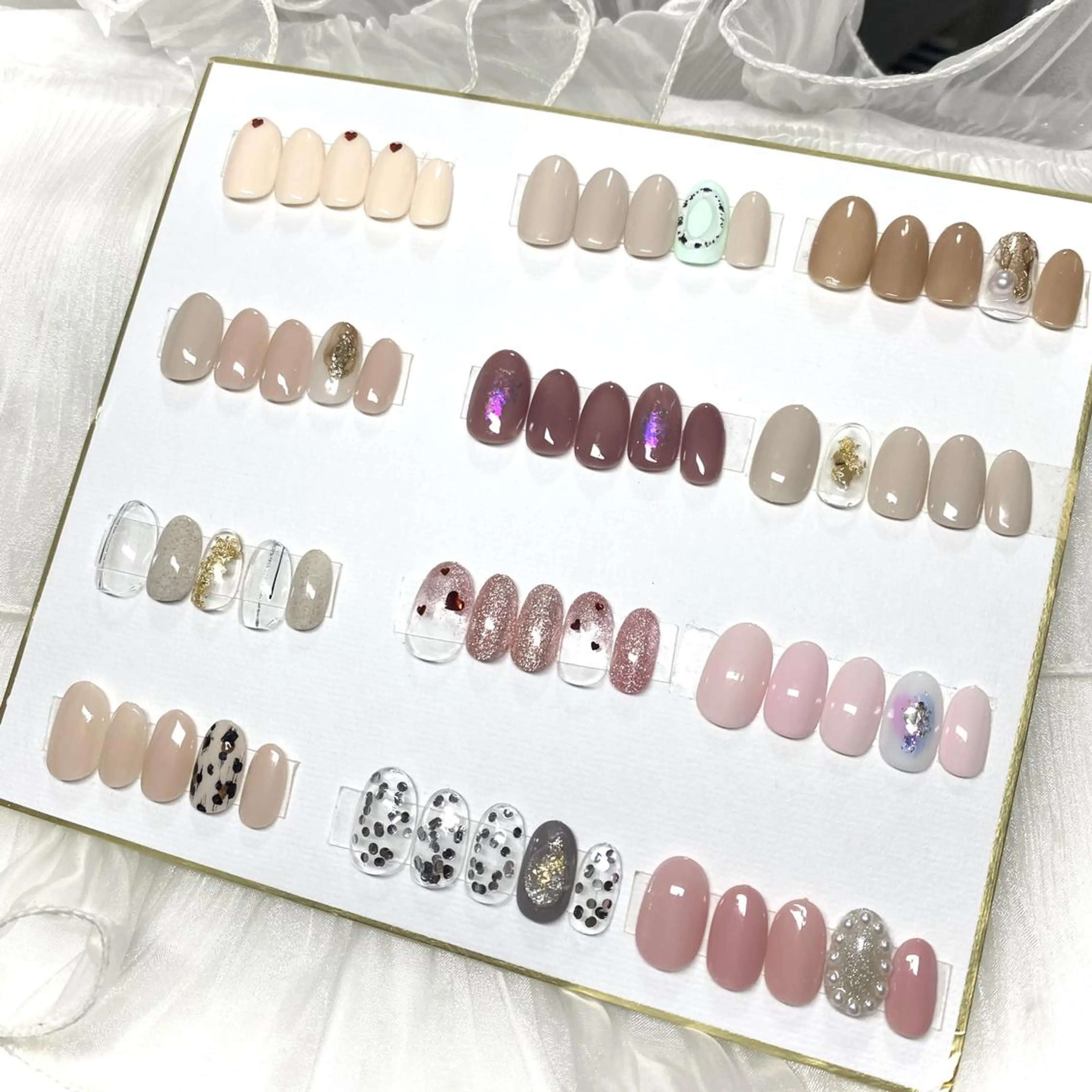 ハンド シンプル定額デザイン✨パーツ込みの写真