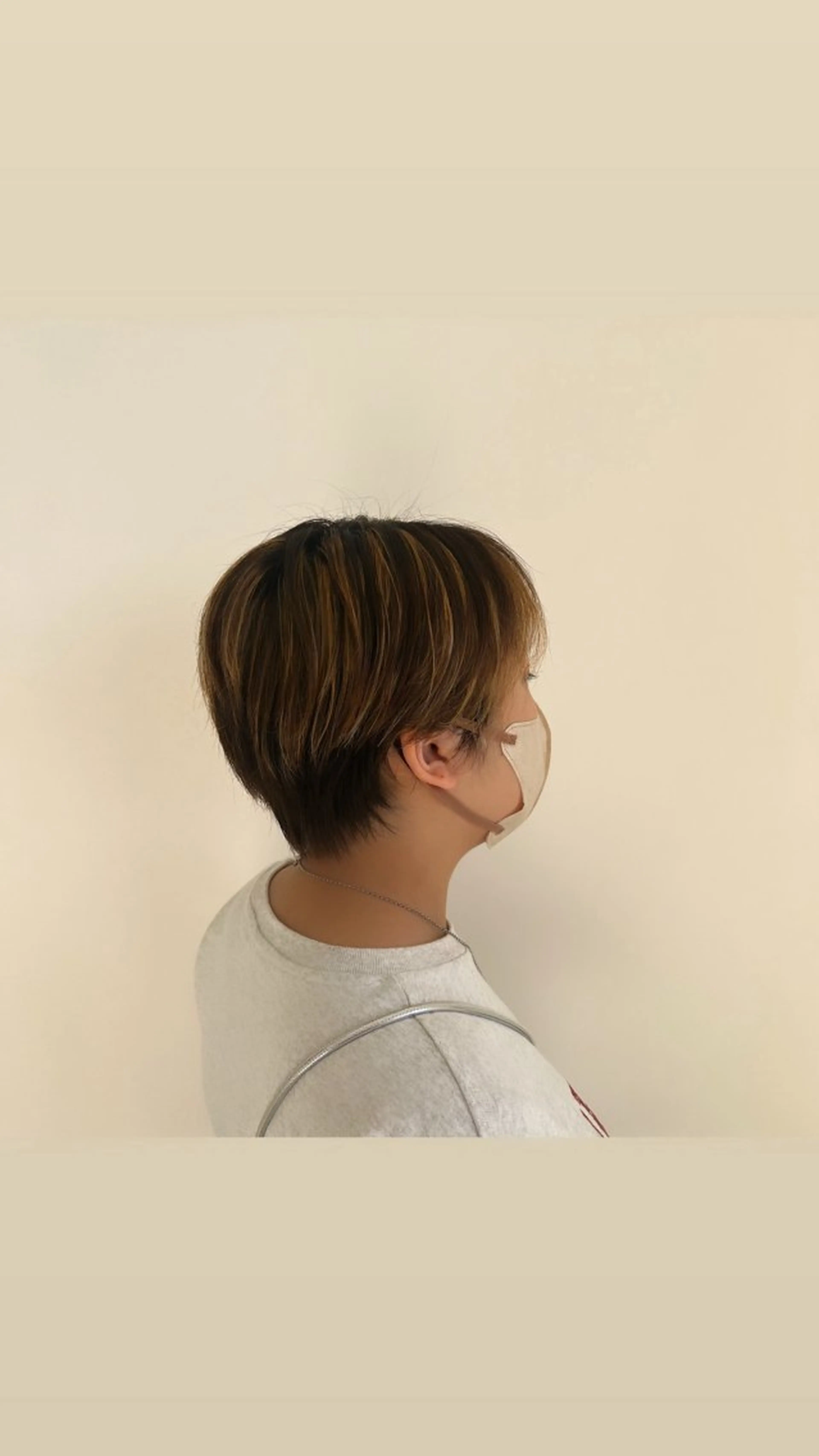 ショート カラー 透明感カラー ハイライトカラー ハイライト 💖似合わせ💖 / 小川叶華のヘアスタイル