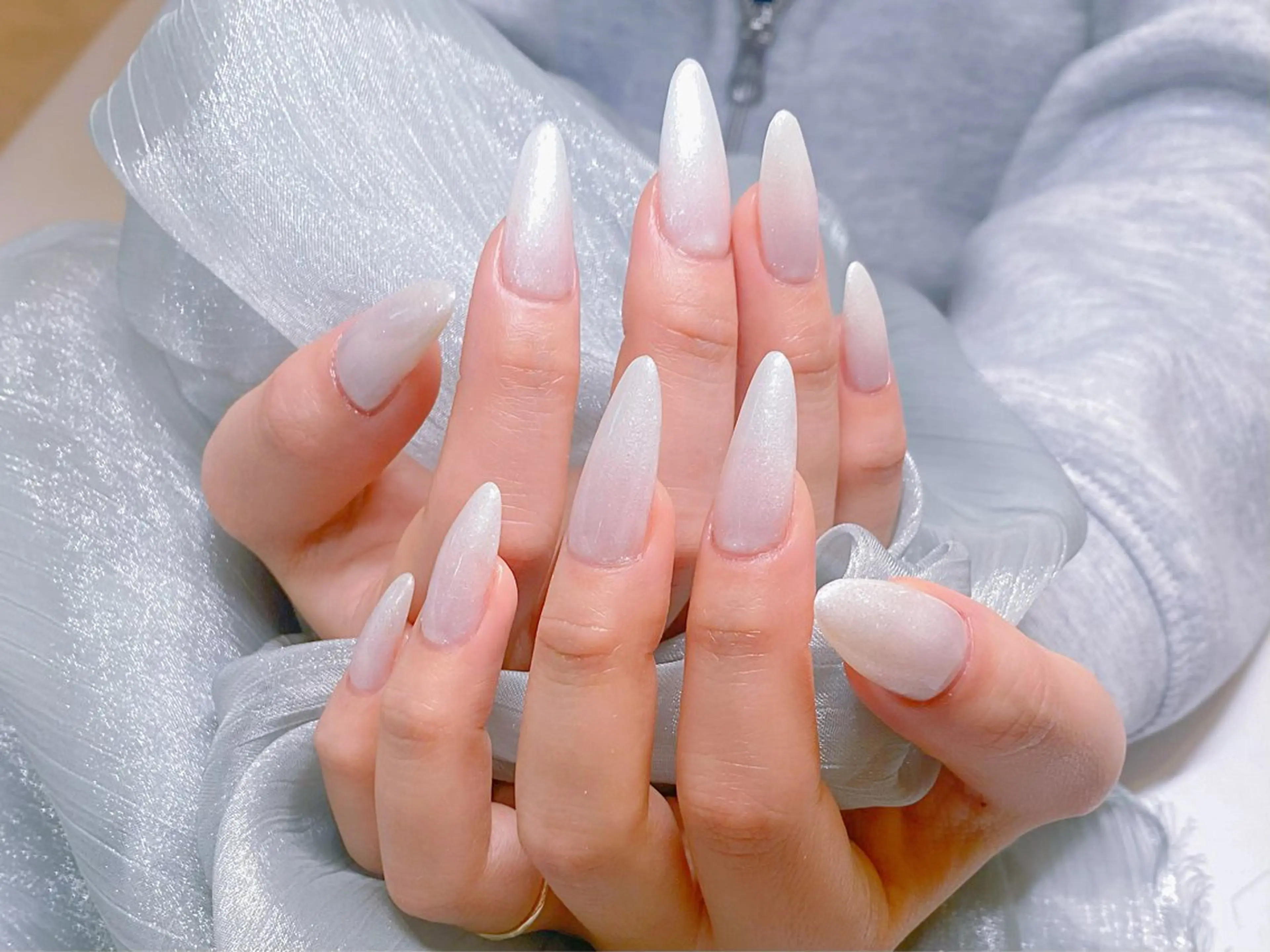 ネイル 長さ出し ハンドネイル LingK/nail 高士 翔子のネイルデザイン