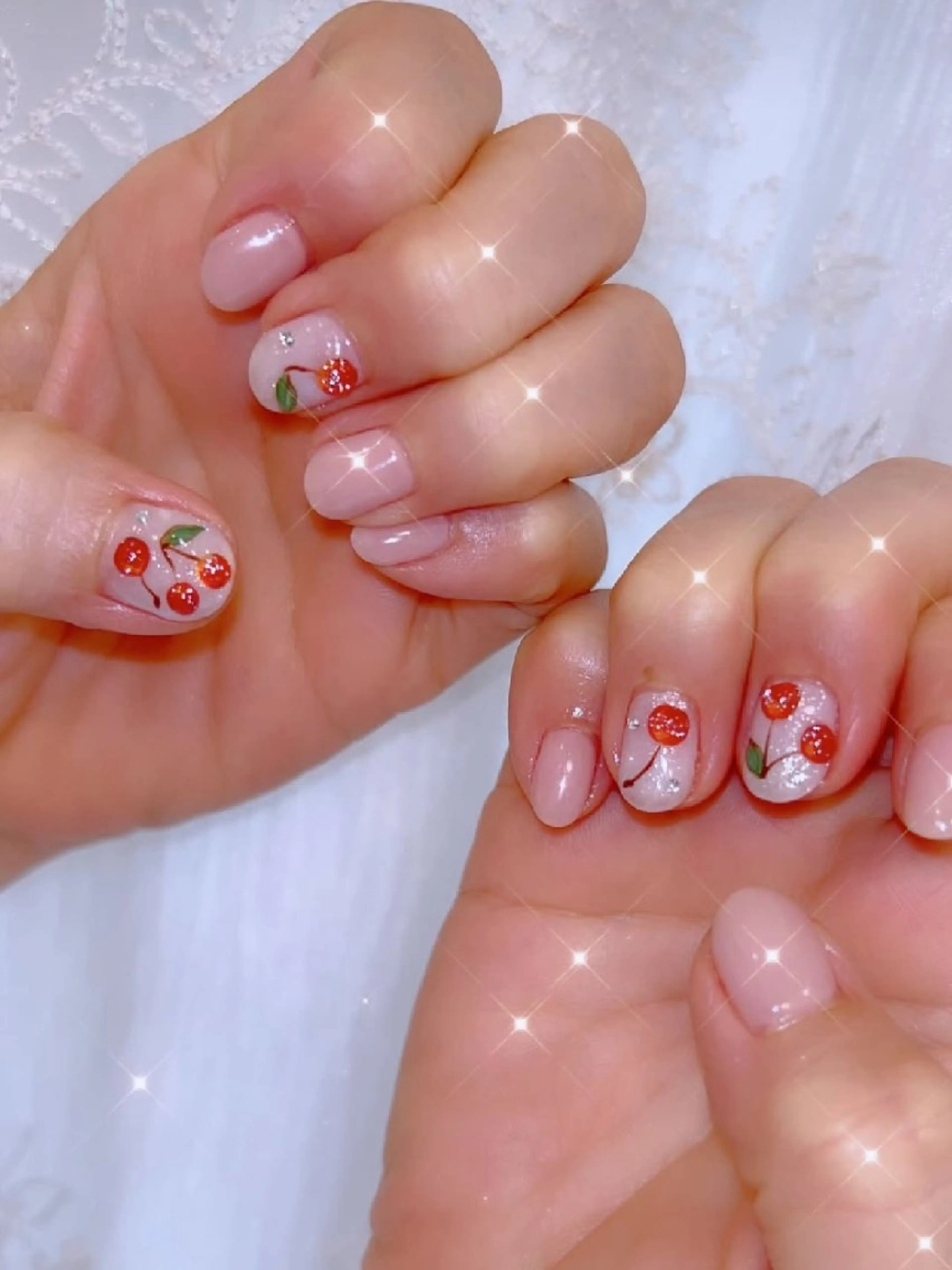 ネイル 長さ出し ジェルネイル 韓国ネイル マグネットネイル ニュアンスネイル ハンドネイル I LOVE ME  NAIL.｡.:*♡のネイルデザイン