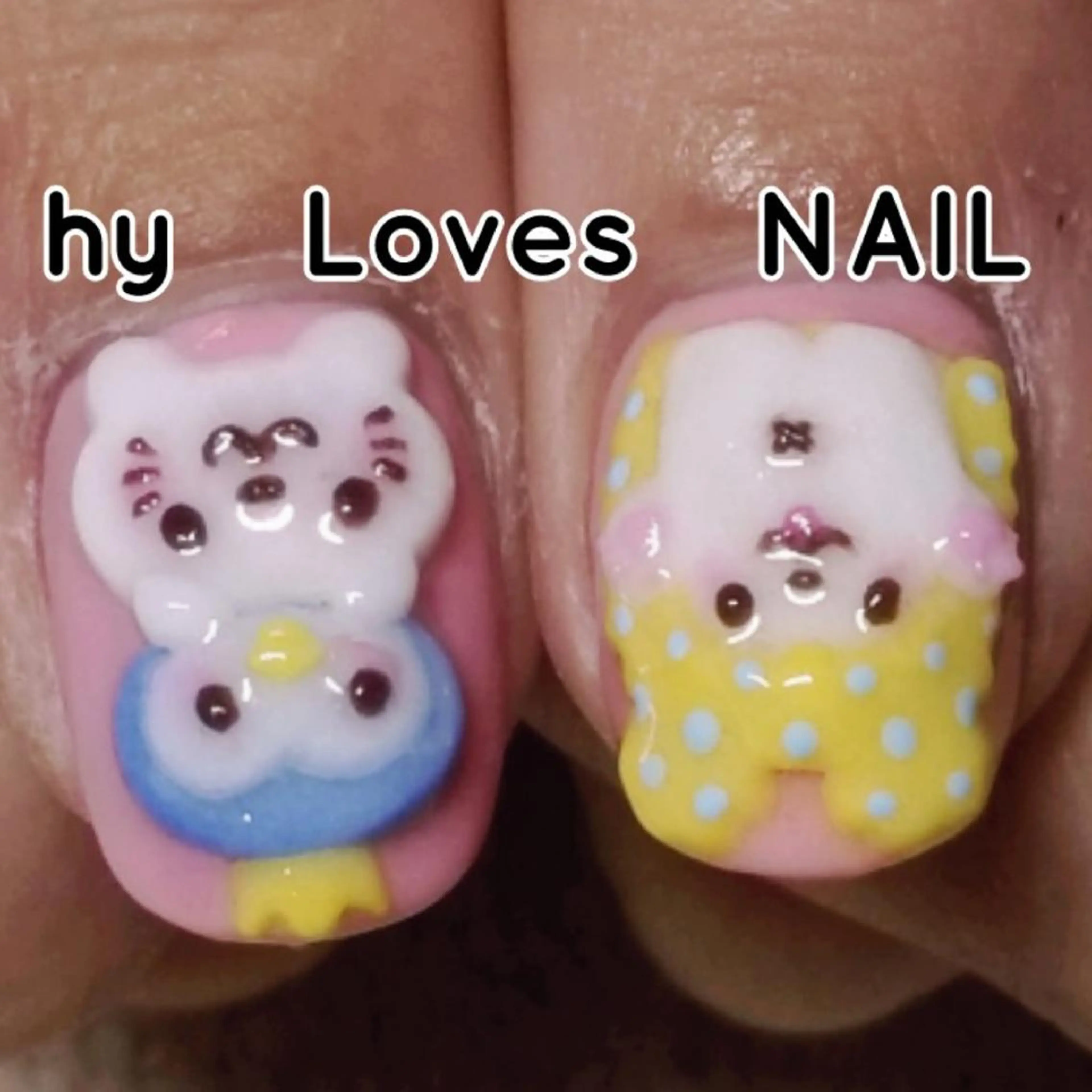 ネイル パステルネイル ピンク ハンドネイル よしだ ひろきのネイルデザイン