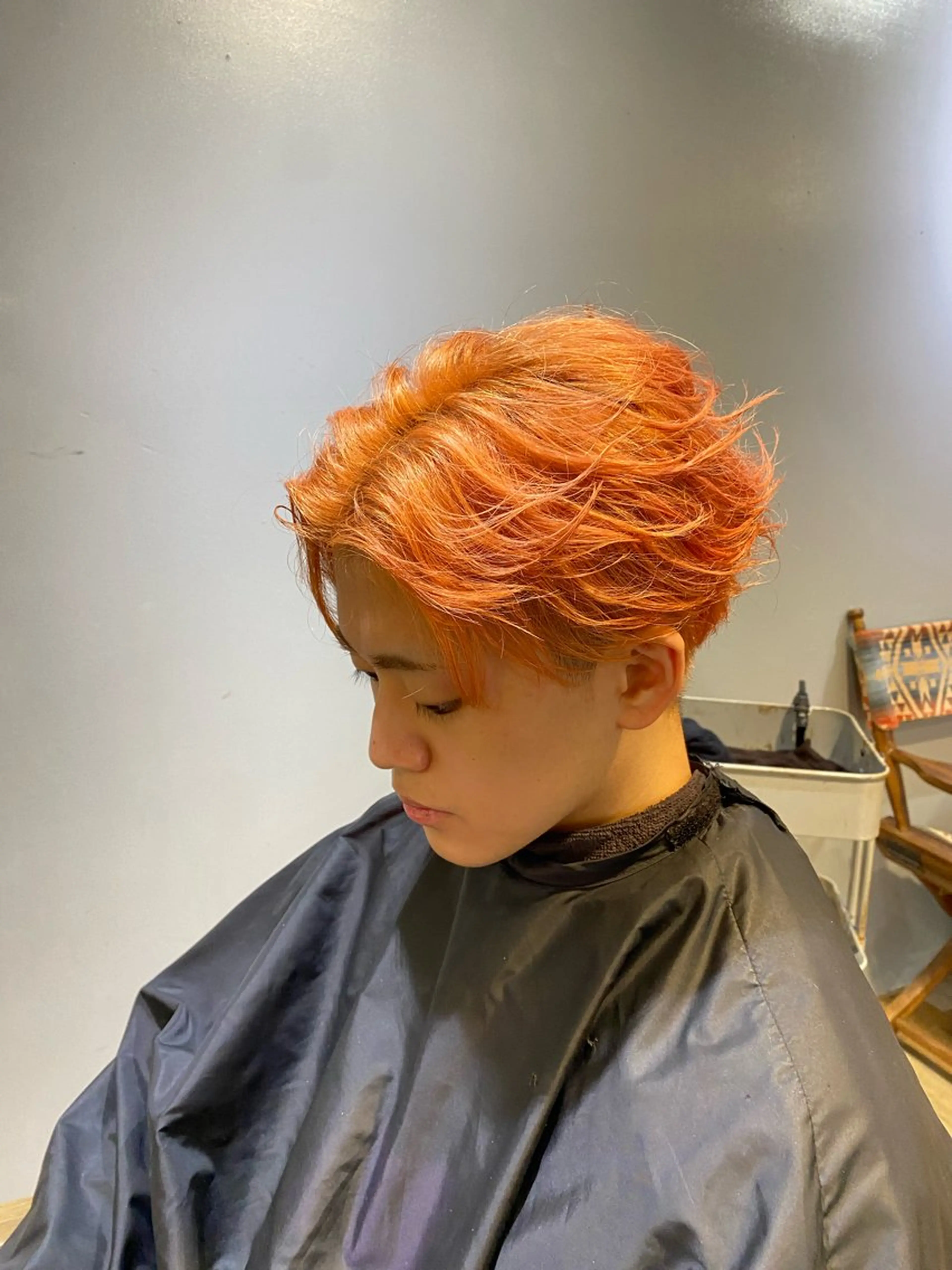 メンズ カット ヘアカラー トリートメント メンズカット/パーマ 艶カラーTAIGA︎のヘアスタイル