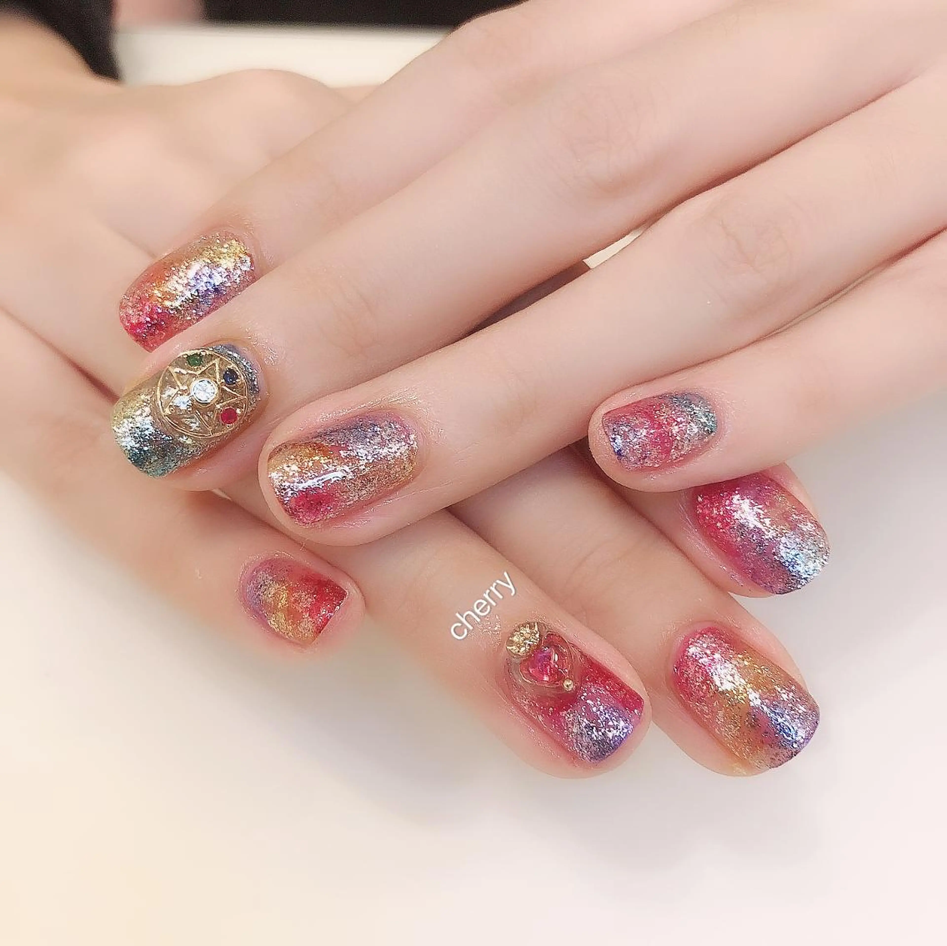 ネイル ジェルネイル SAKURA 🍒のネイルデザイン