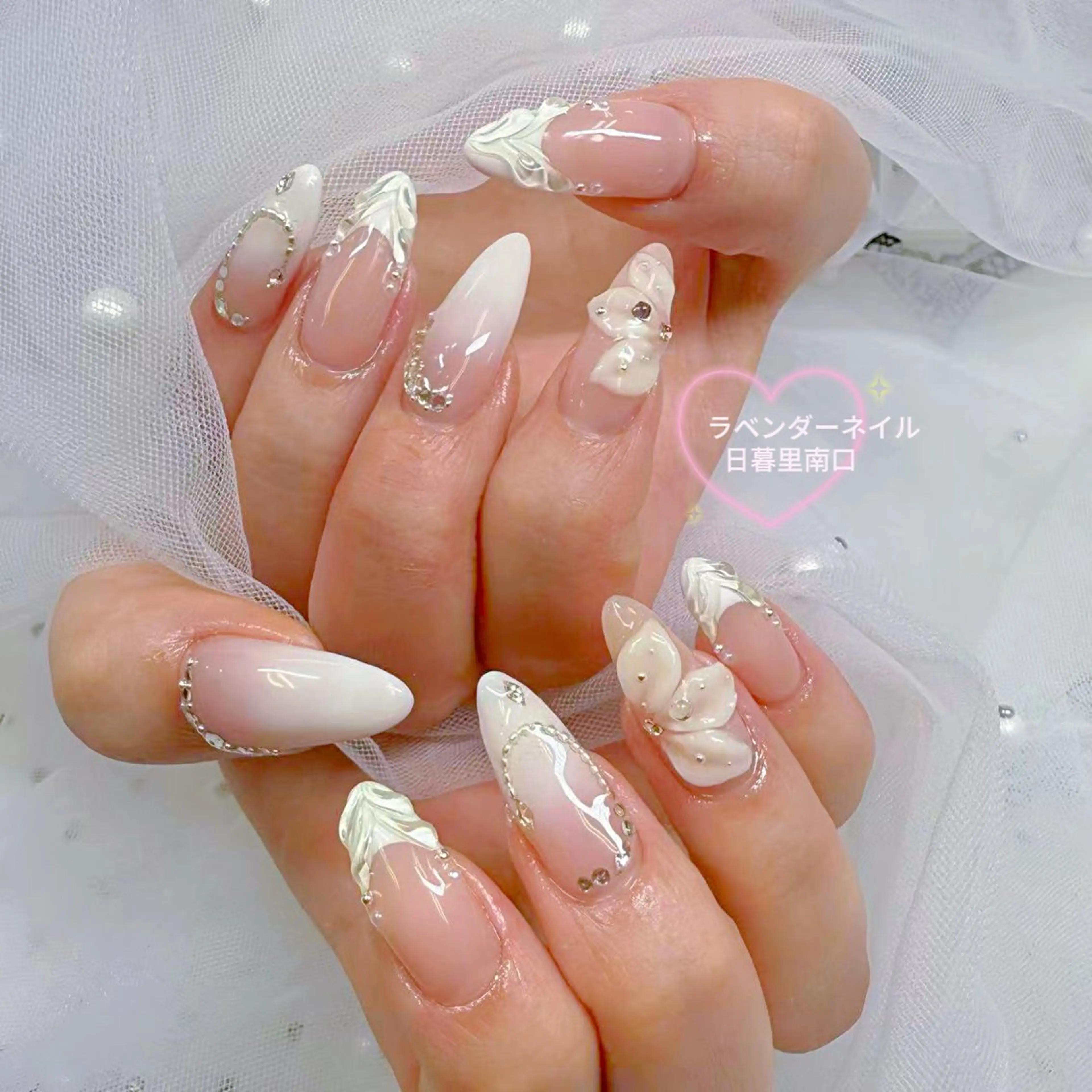 ネイル ラベンダー💖日暮里 ルル💖ネイルのネイルデザイン