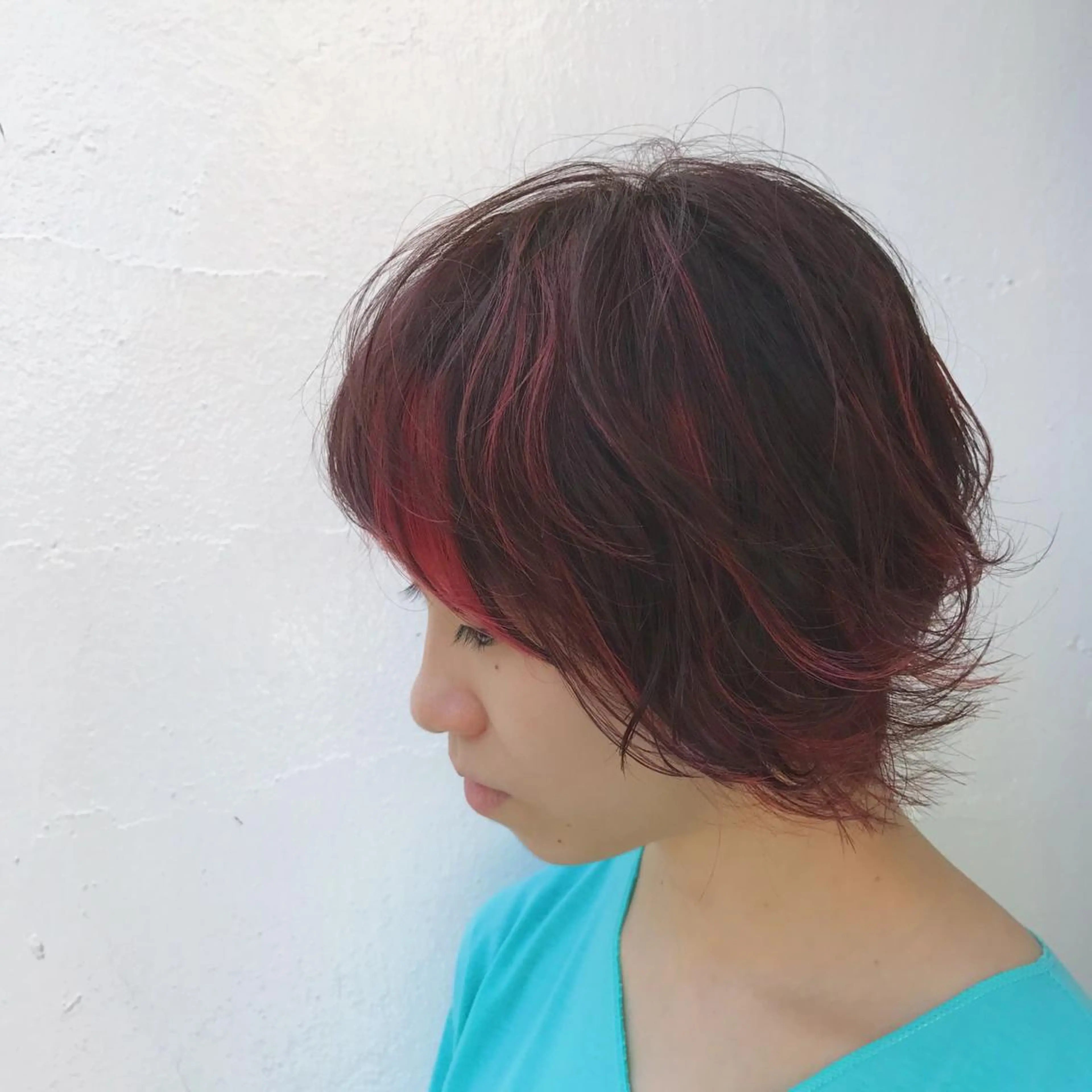 ショート カラー ハイライトカラー ハイライト カット特化柏駅 徒歩3分LOUのヘアスタイル