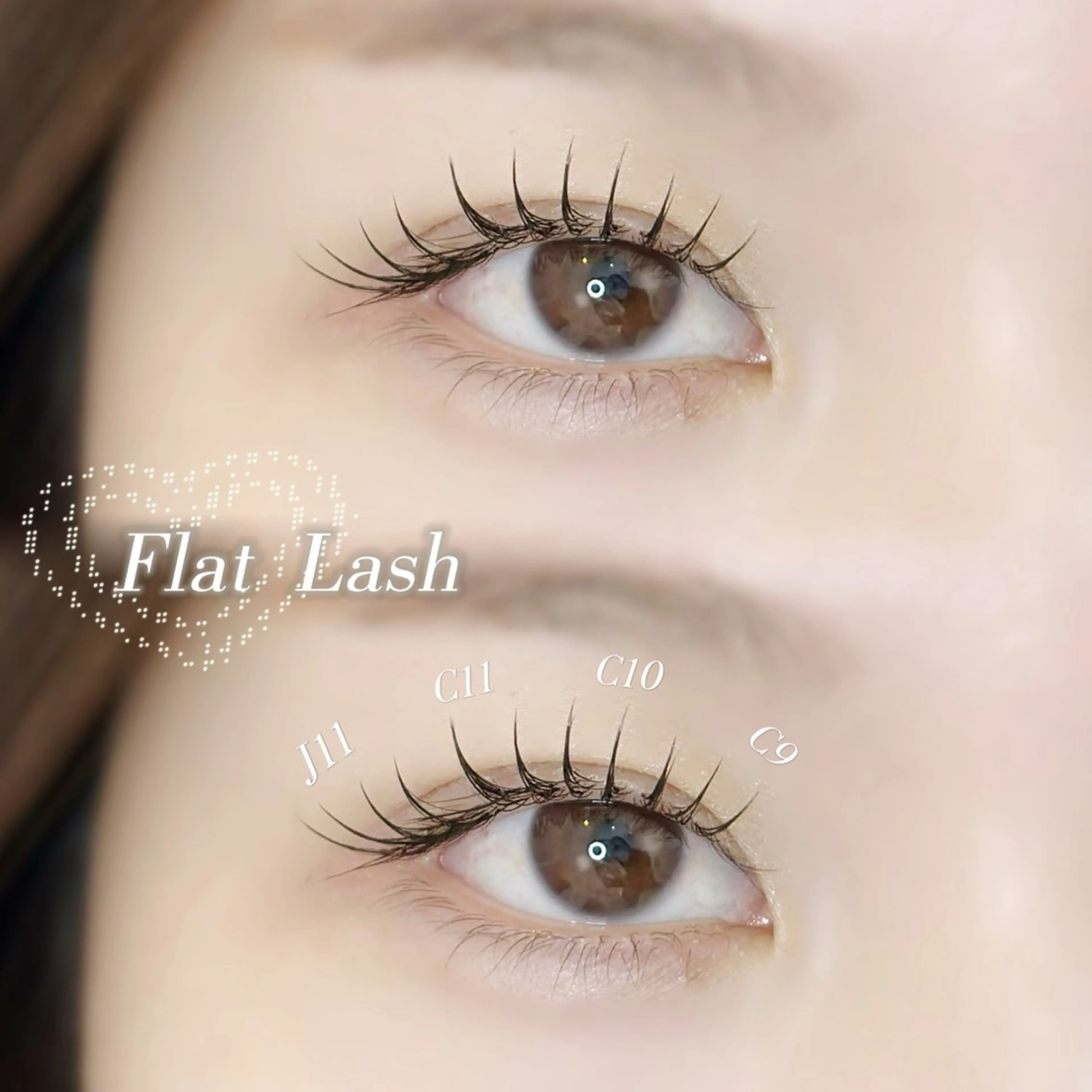 マツエク・マツパ マツエク Kana 🎀🩶のマツエク・マツパデザイン