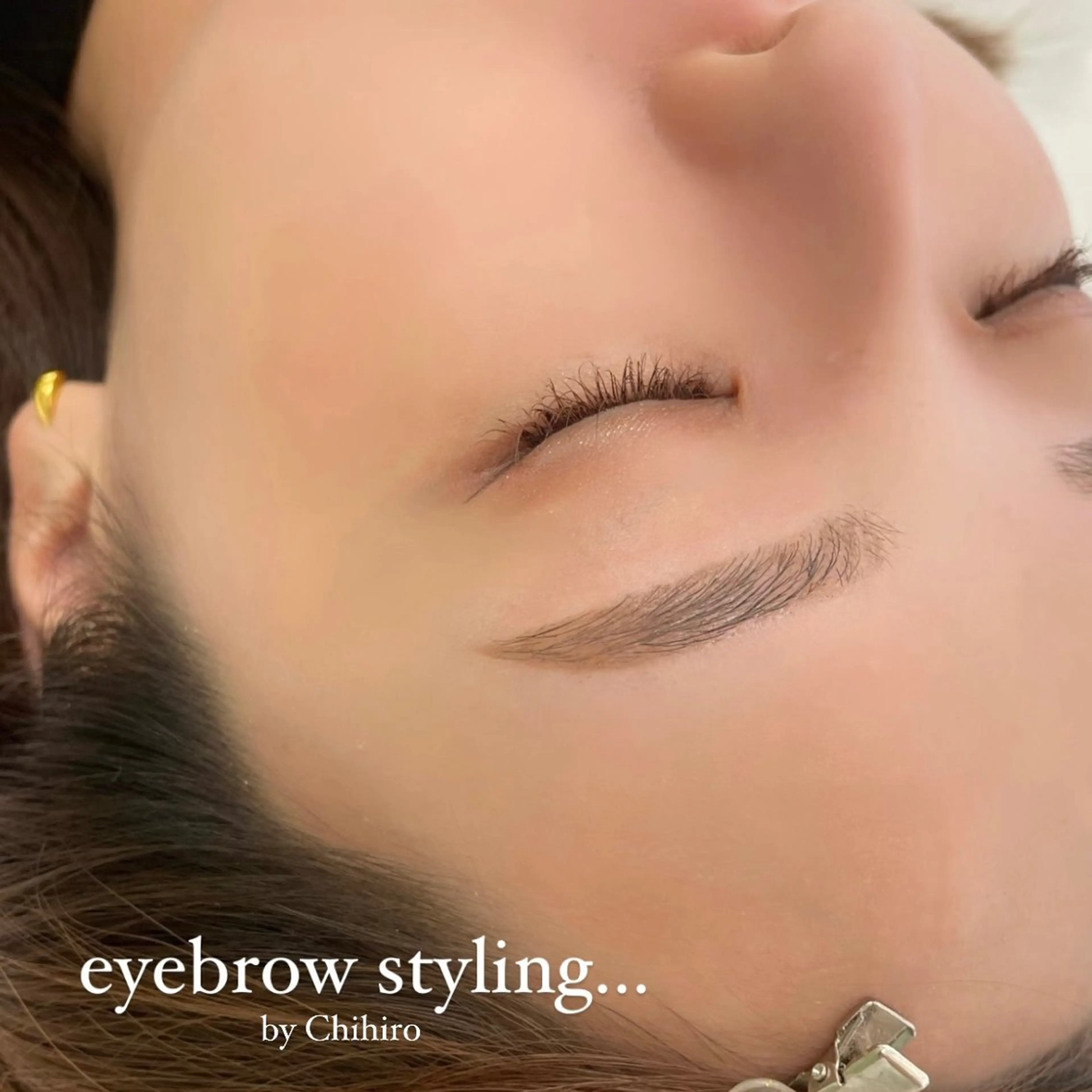 アイブロウ chihiro ୨୧ ‧₊˚のマツエク・マツパデザイン