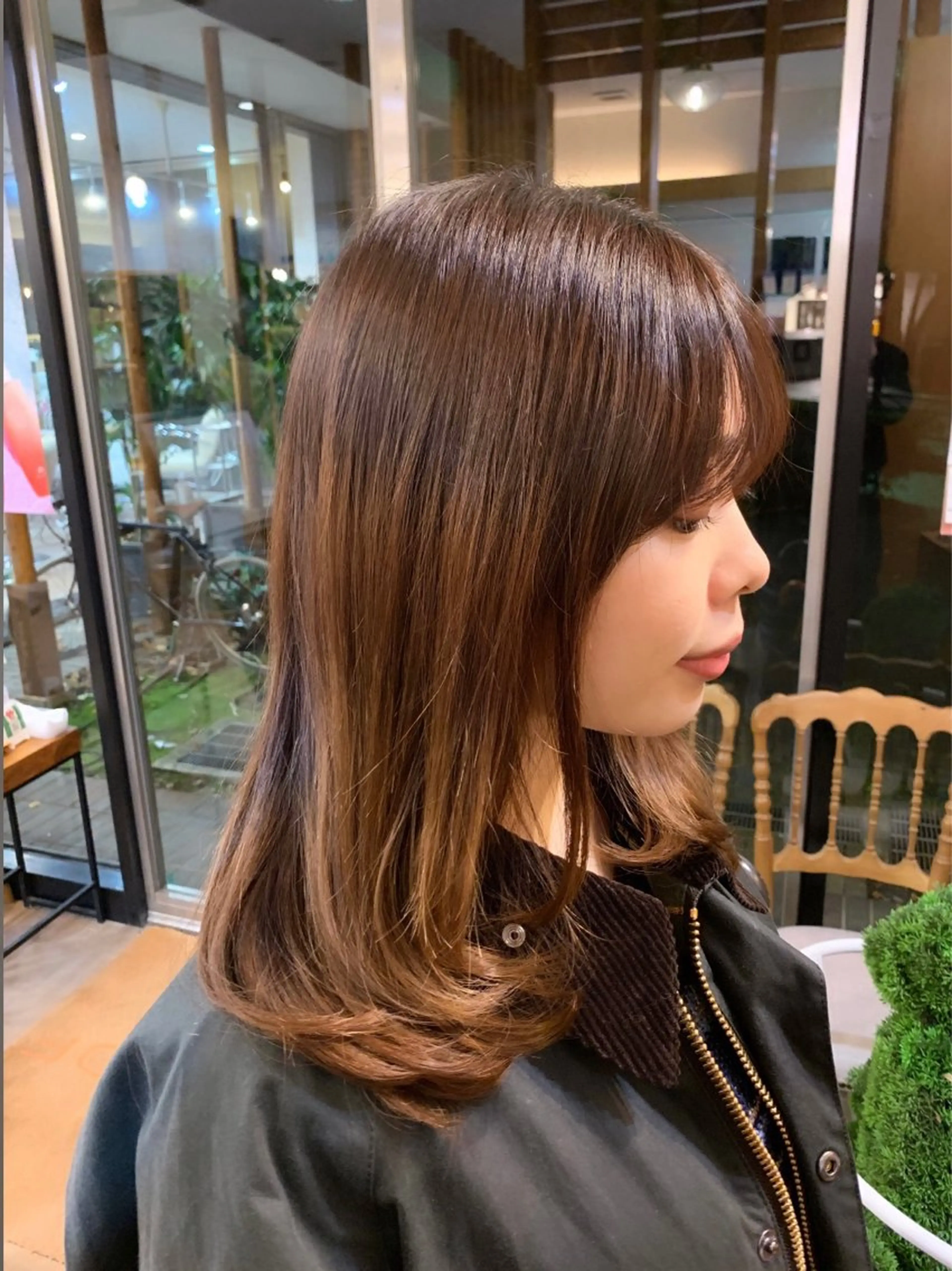 セミロング 加藤 凌のヘアスタイル