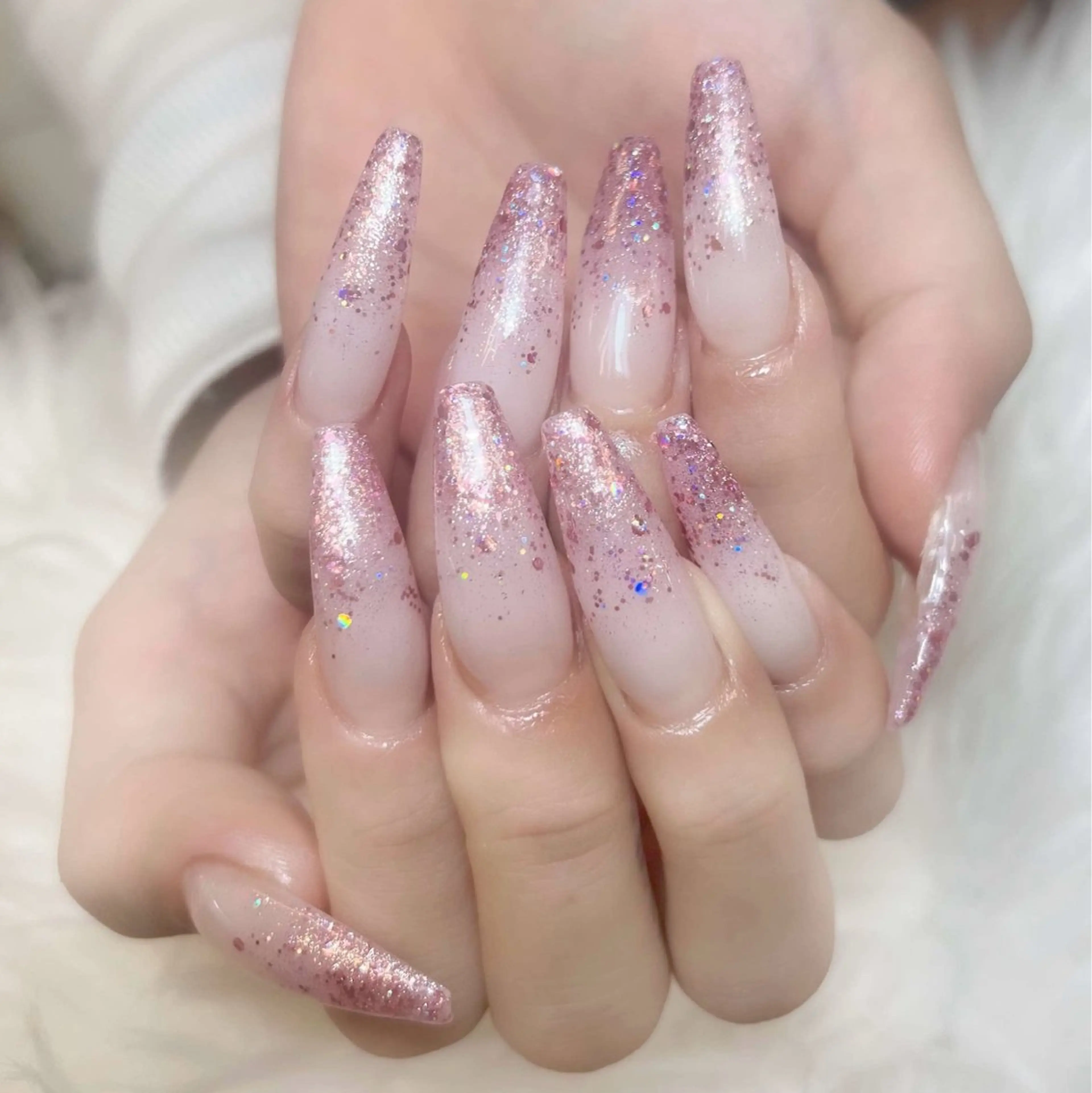 ネイル チークネイル 長さ出し フットネイル マグネットネイル 持ち込み ANH NAIL ゴテゴテ専門店💎のネイルデザイン