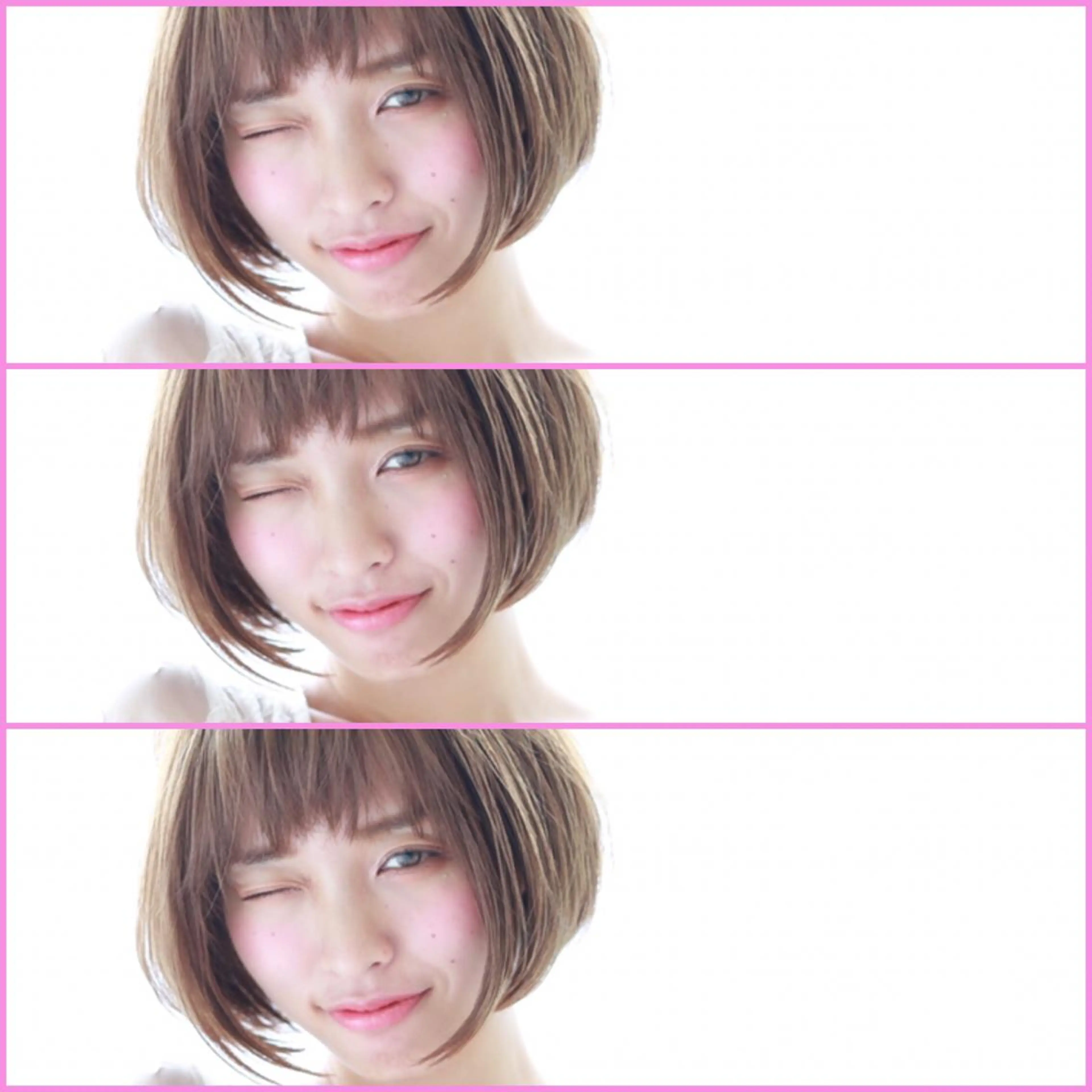 前髪カット+前髪縮毛矯正の写真