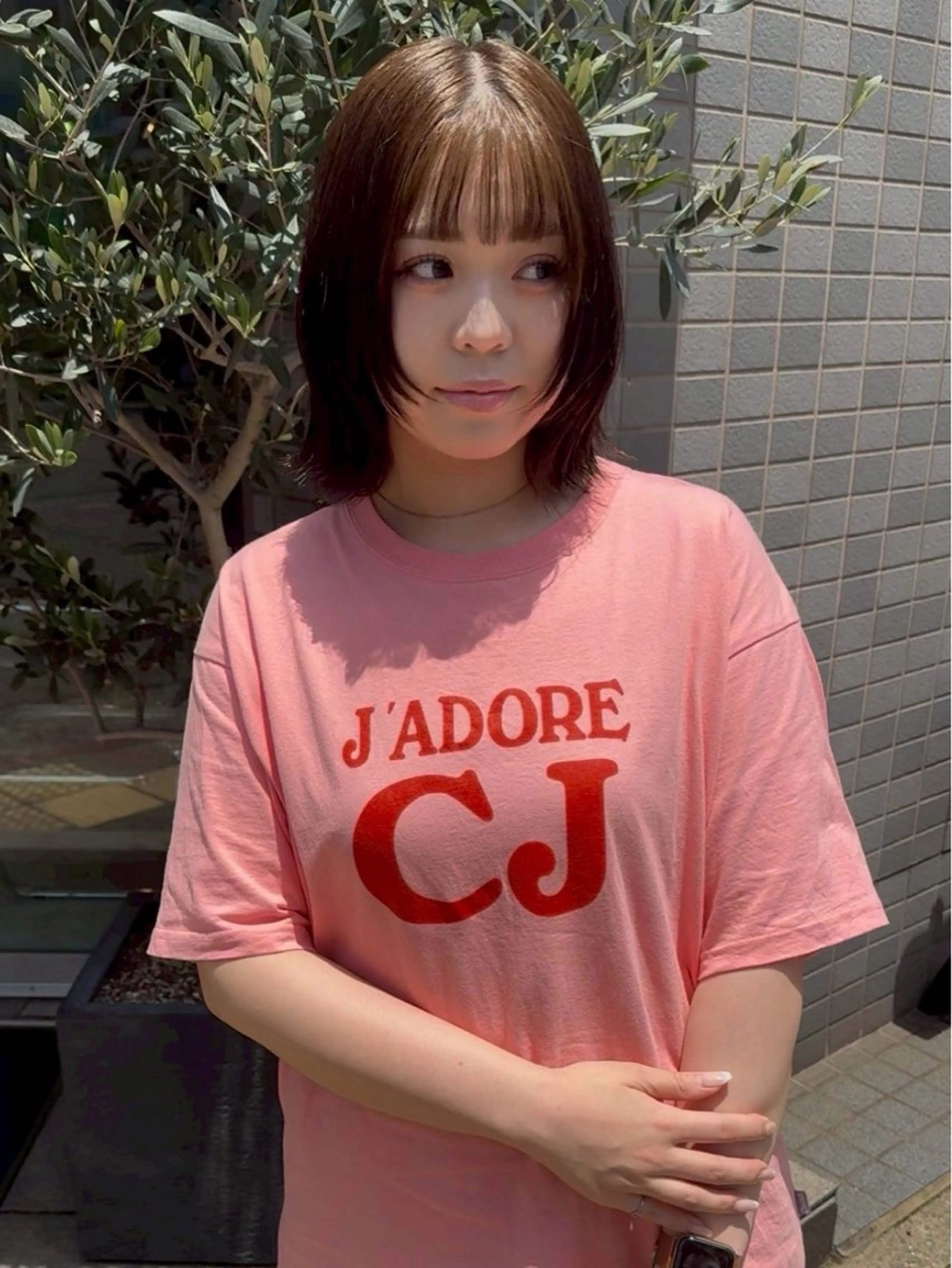 ショート ハッシュカット レイヤーカット 小顔カット カット ヘアカラー トリートメント (h)wim ウィムのヘアスタイル