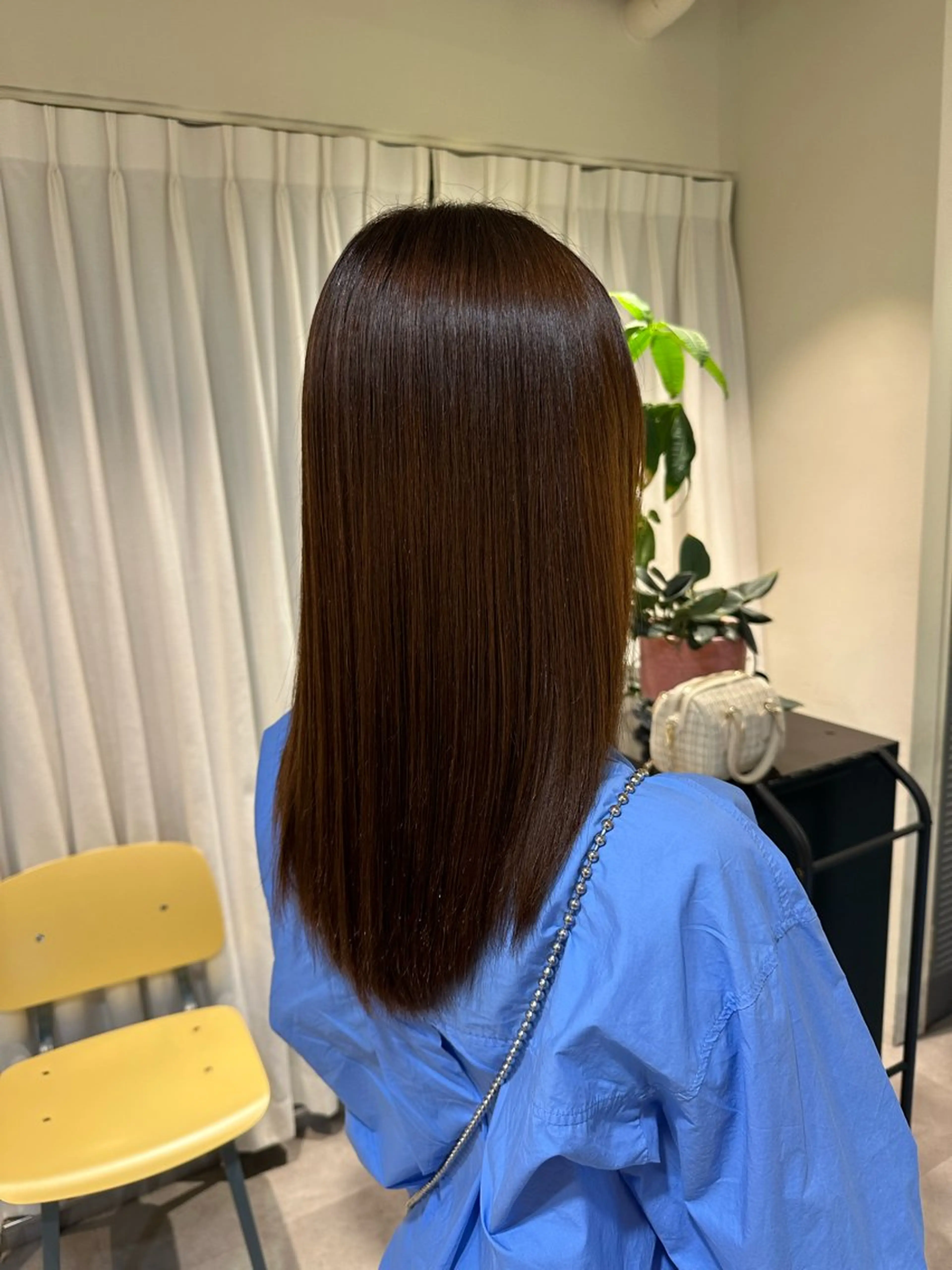 ロング 縮毛矯正 roka  harajuku所属・HANAME 原宿美容室のヘアスタイル