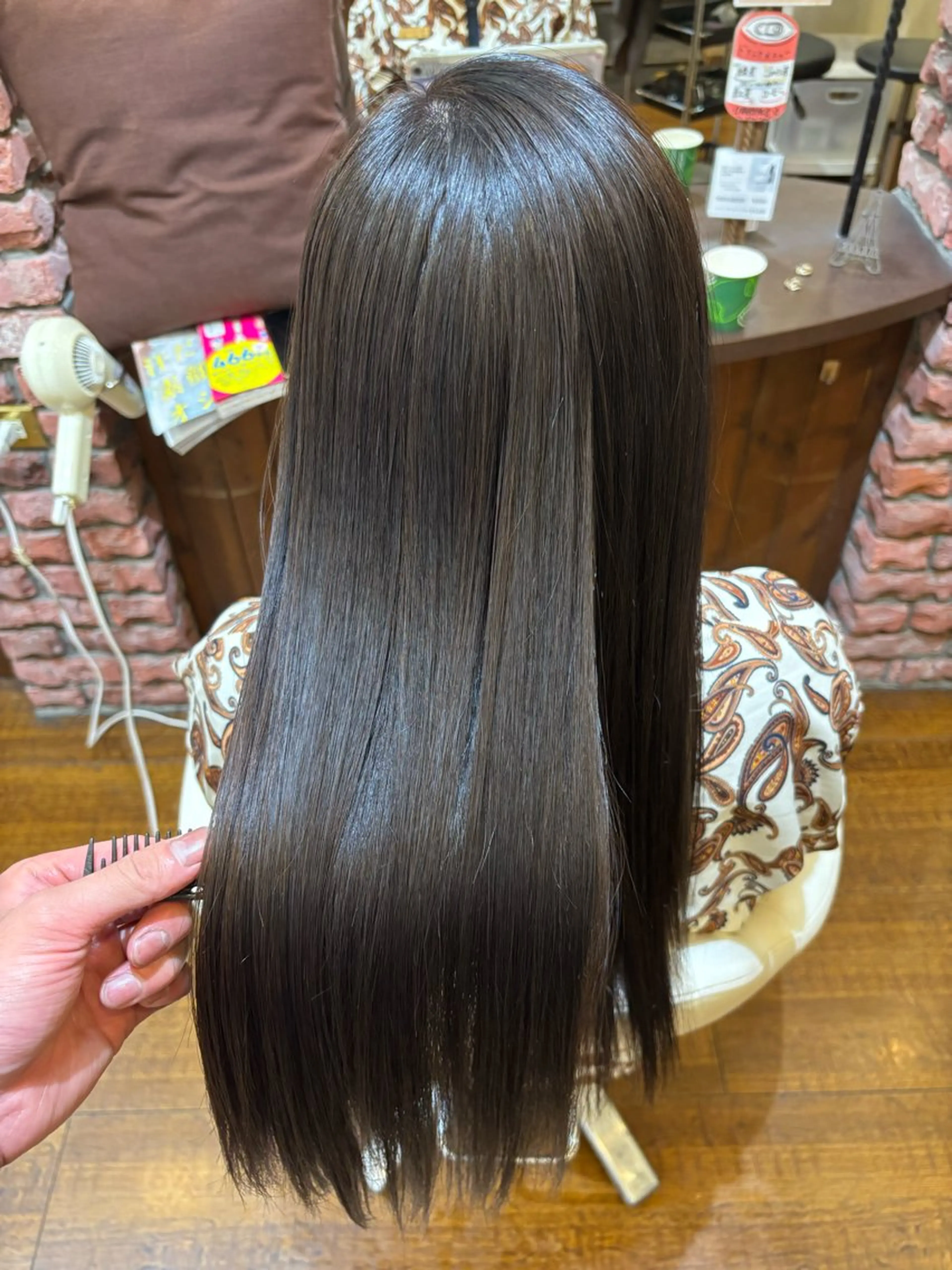 ロング カット 縮毛矯正 ビーズ緑店所属・片桐 巧貴のヘアスタイル