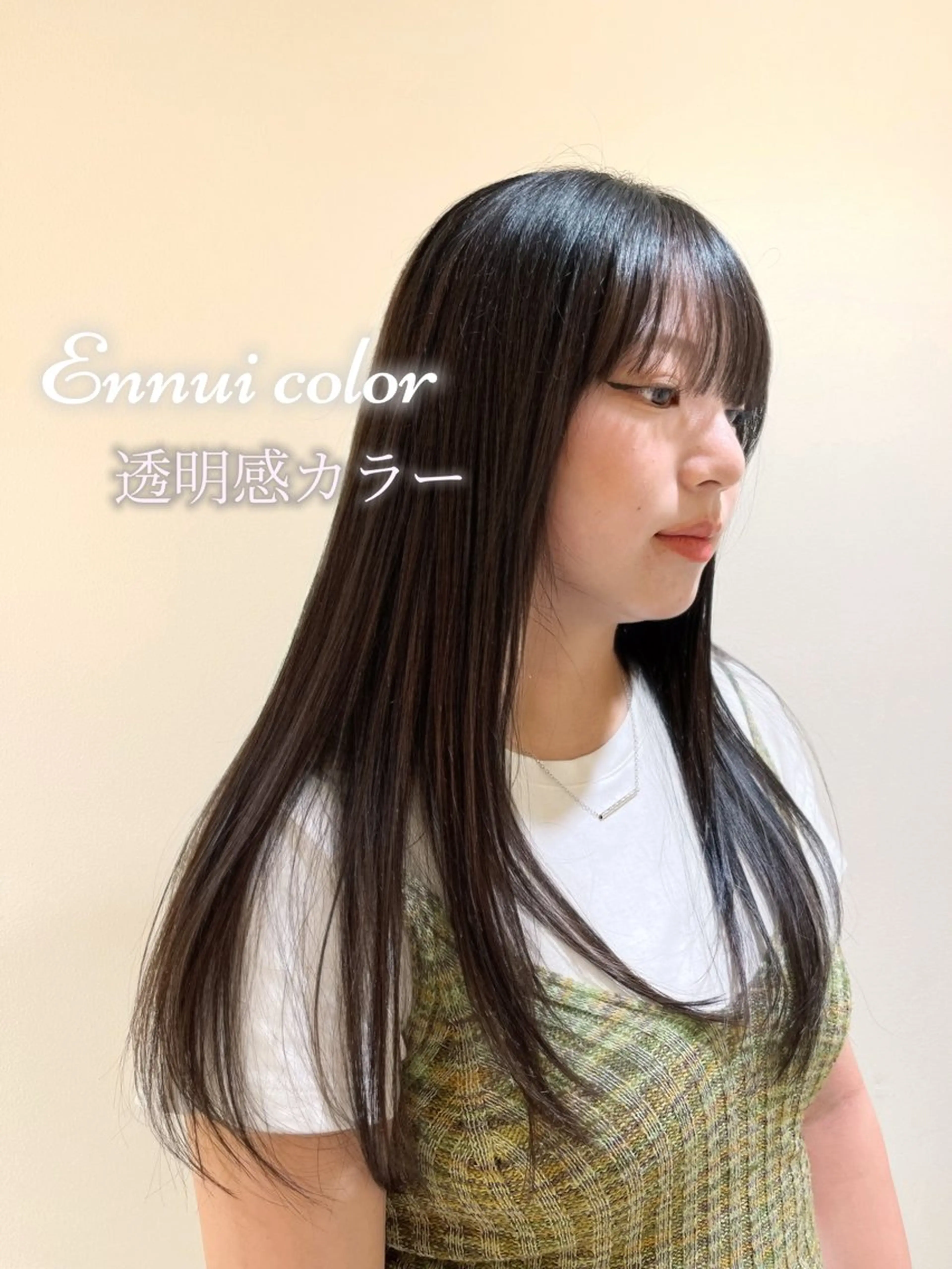 ロング カラー 中韓𝐌𝐈𝐗🩶 𝐘𝐔𝐊𝐀のヘアスタイル