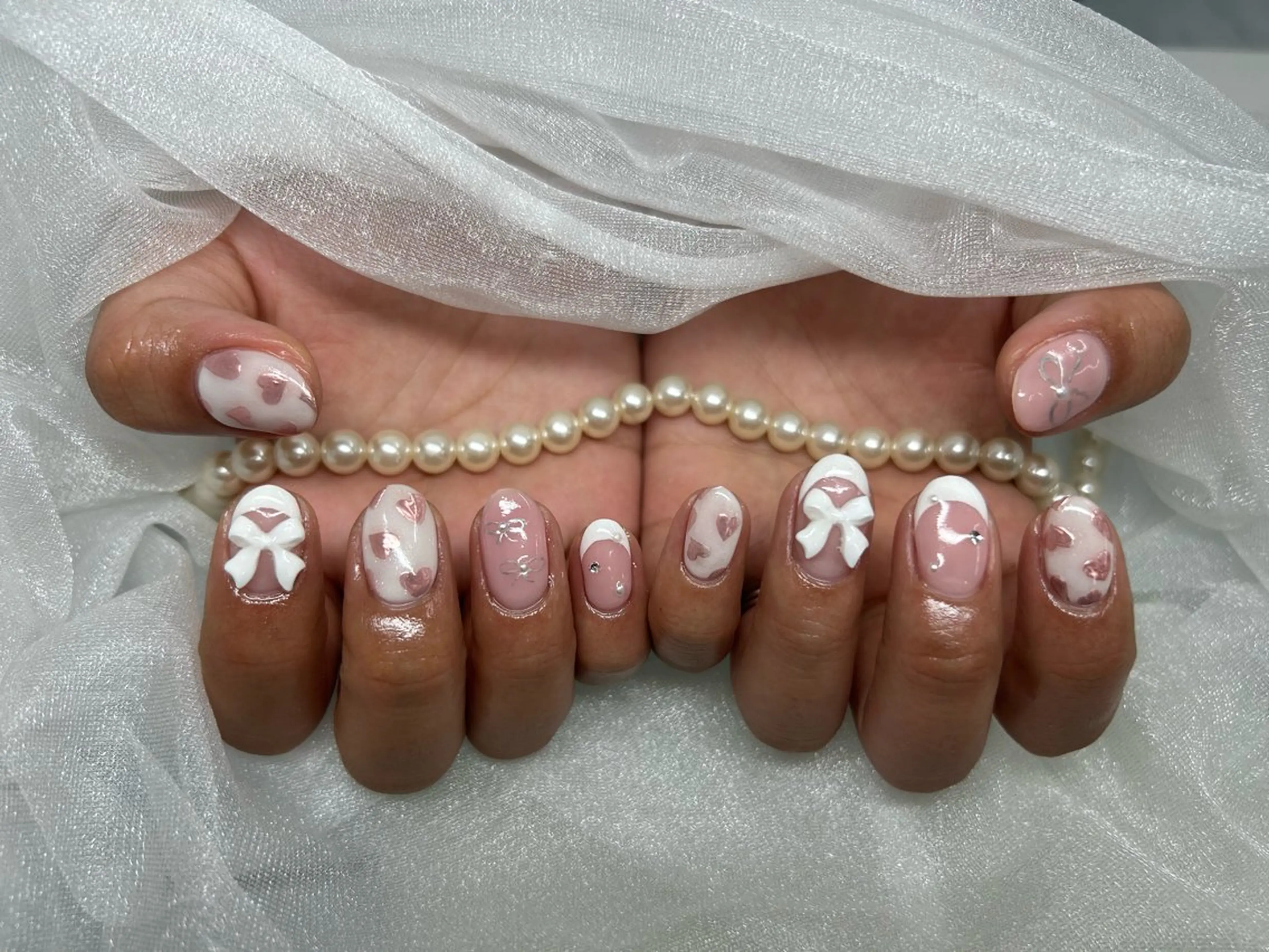 ネイル 持ち込み 加藤 楓子のネイルデザイン