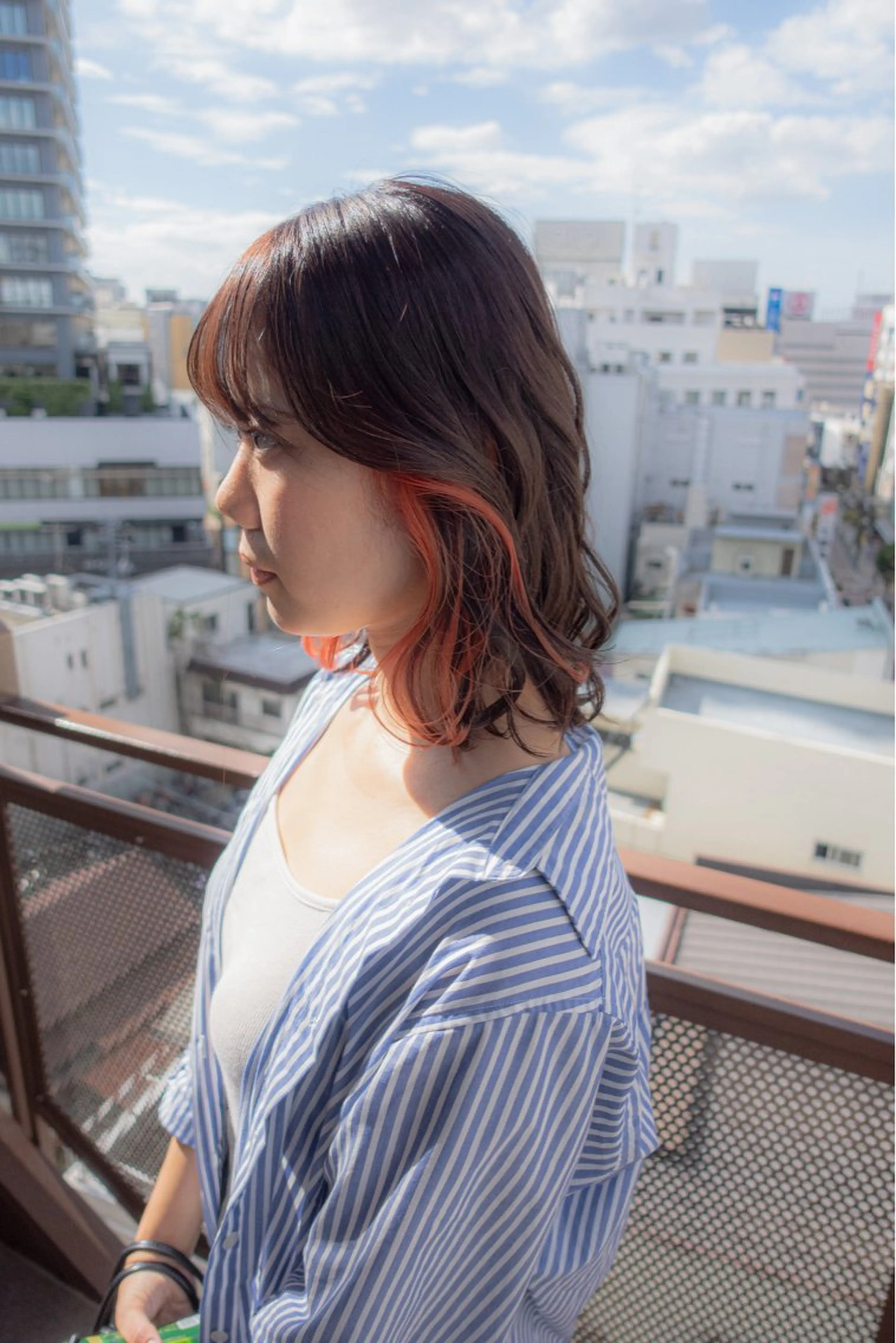 ミディアム ショート/ボブ ハイトーン❤️原航平のヘアスタイル