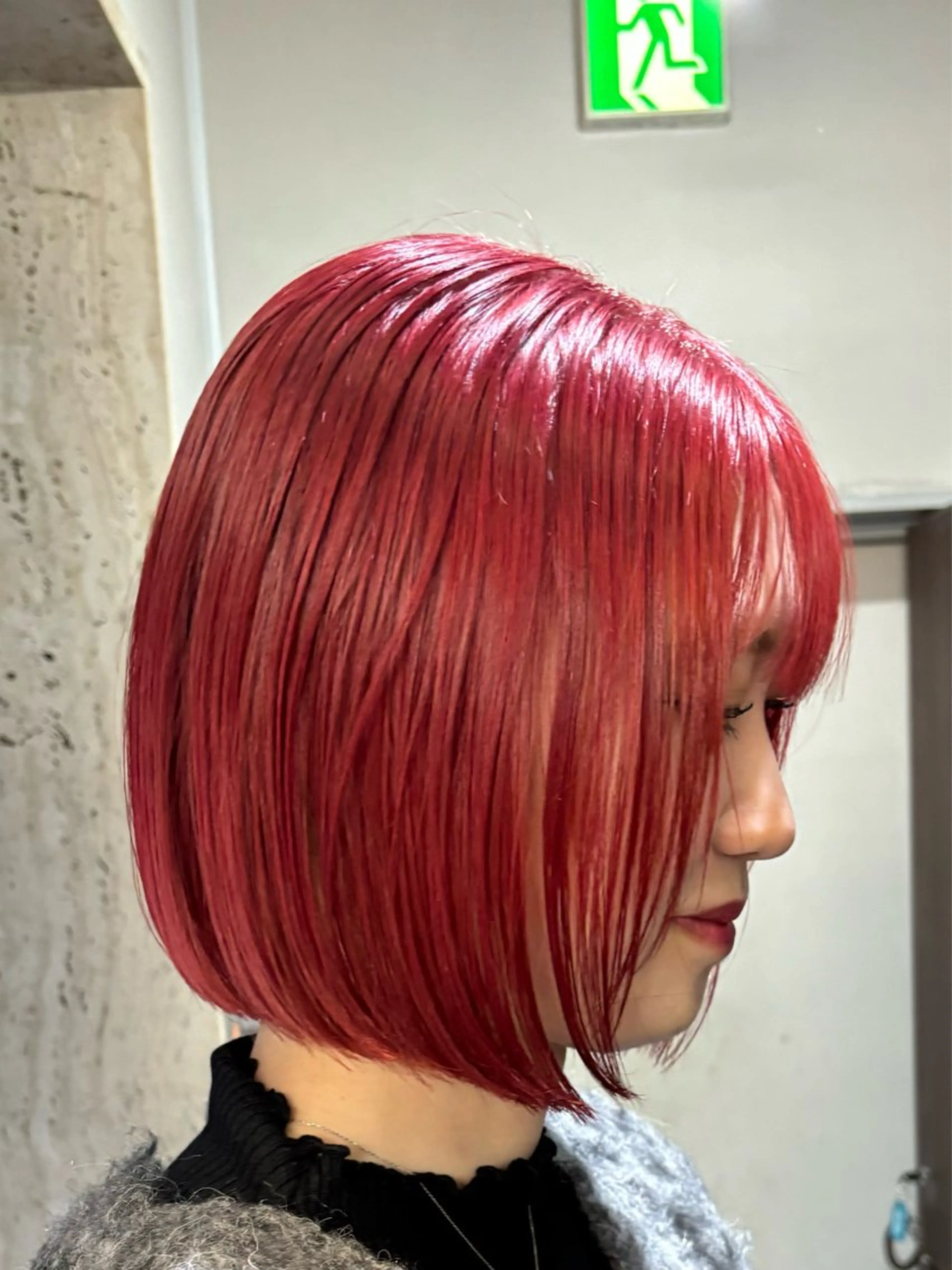 ショート ヘアカラー トリートメント teN+by ambleluxeのヘアスタイル