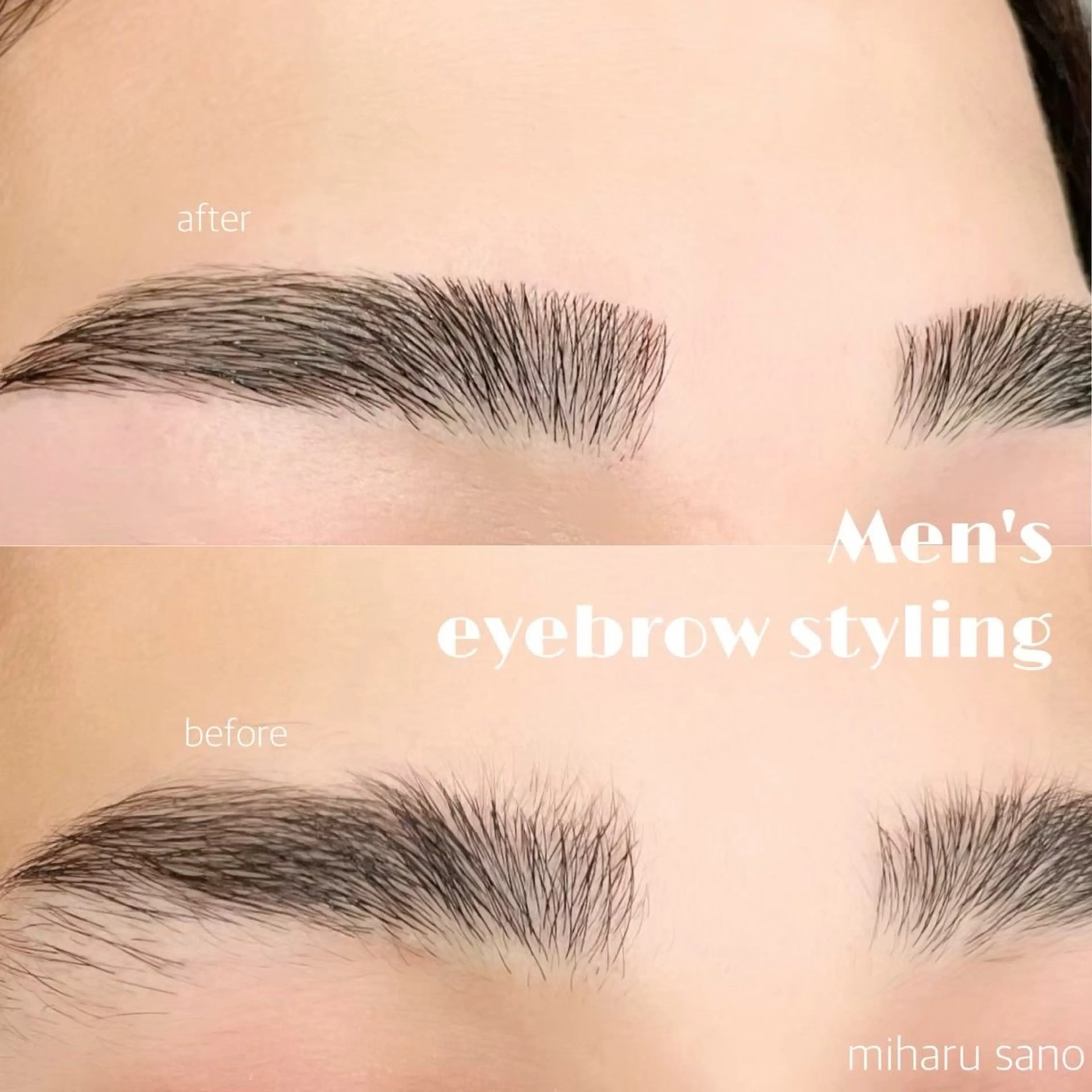 メンズ アイブロウ メンズアイブロウ 眉毛ワックス脱毛 ワックス脱毛 眉カット その他(アイブロウ) & eye 浦和店のマツエク・マツパデザイン