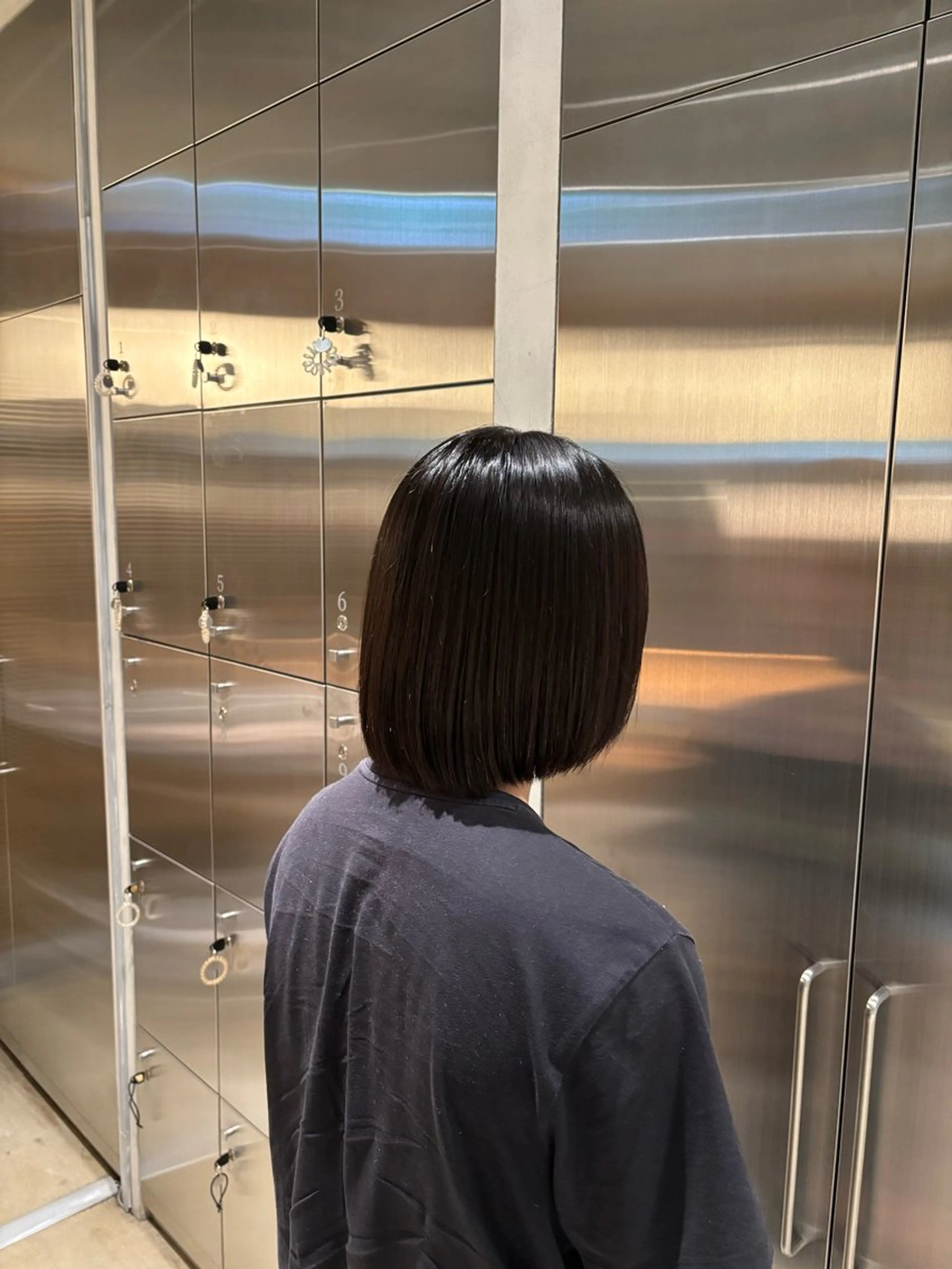 ミディアム ミディアムパーマ organic+live（オーガニックリブ）所属・斎藤 好のヘアスタイル