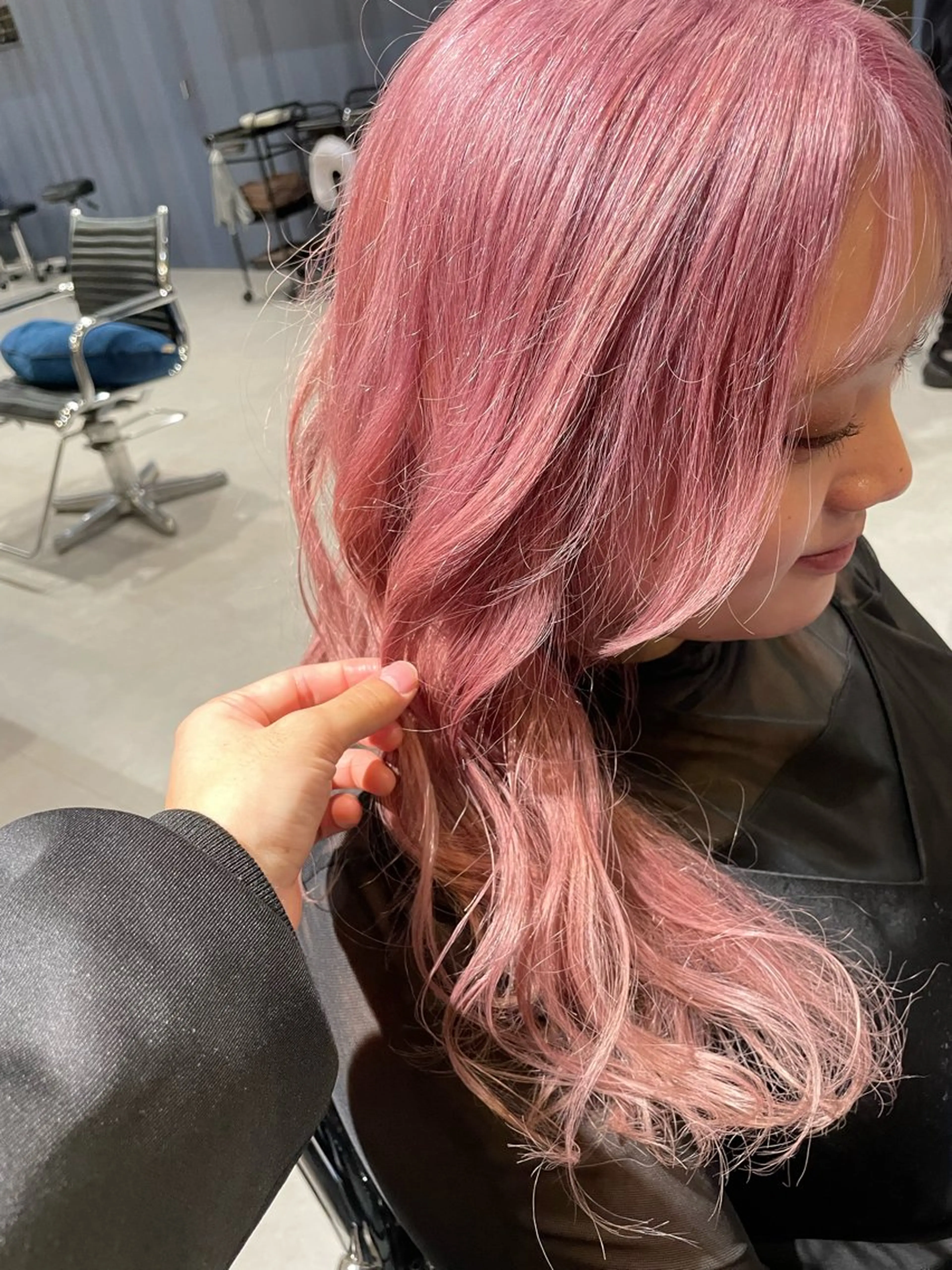 セミロング qulim所属・qulim【クリム】 /ハイトーン/海音のヘアスタイル