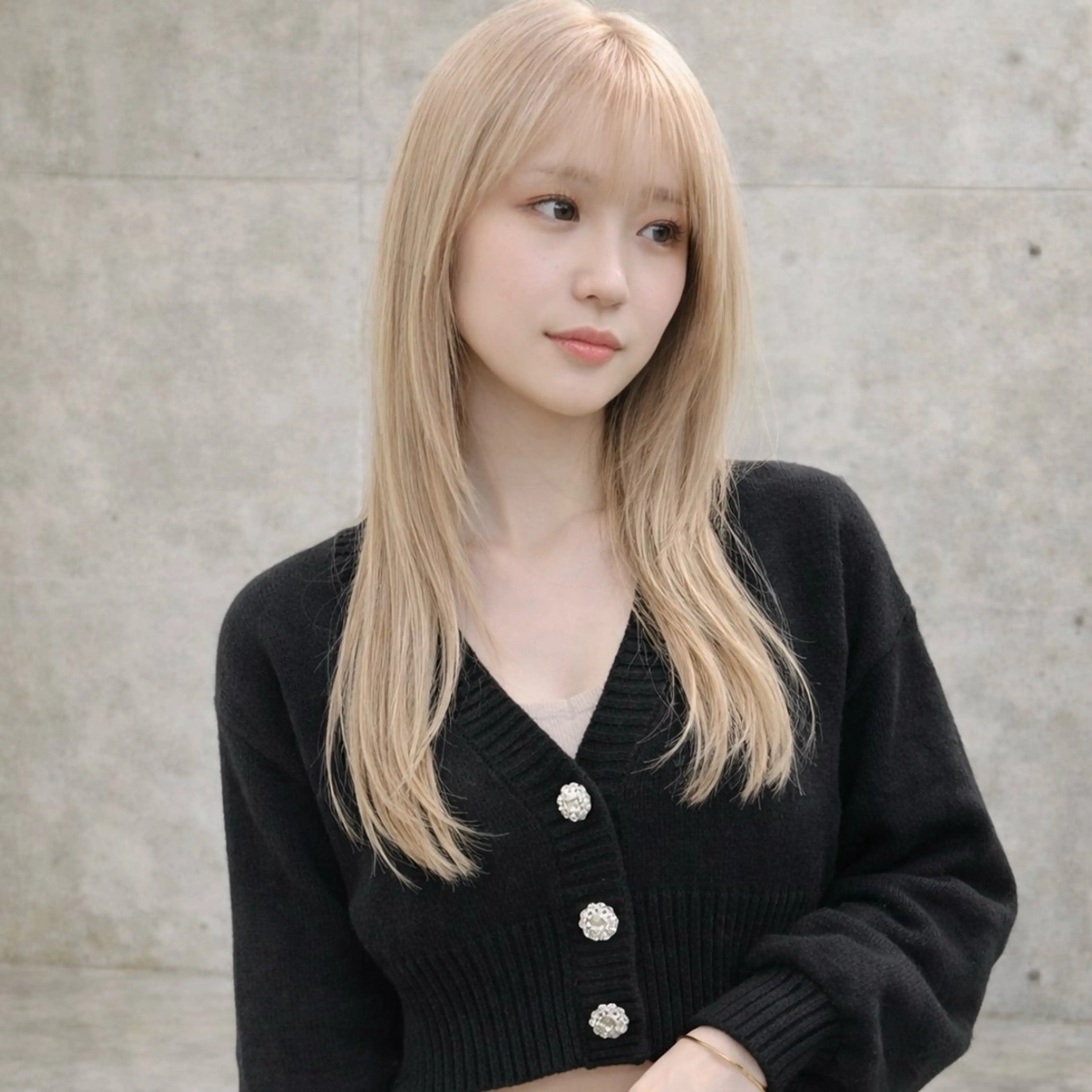 ミディアム カラー ヘアカラー トリートメント 一ノ瀬 暁のヘアスタイル