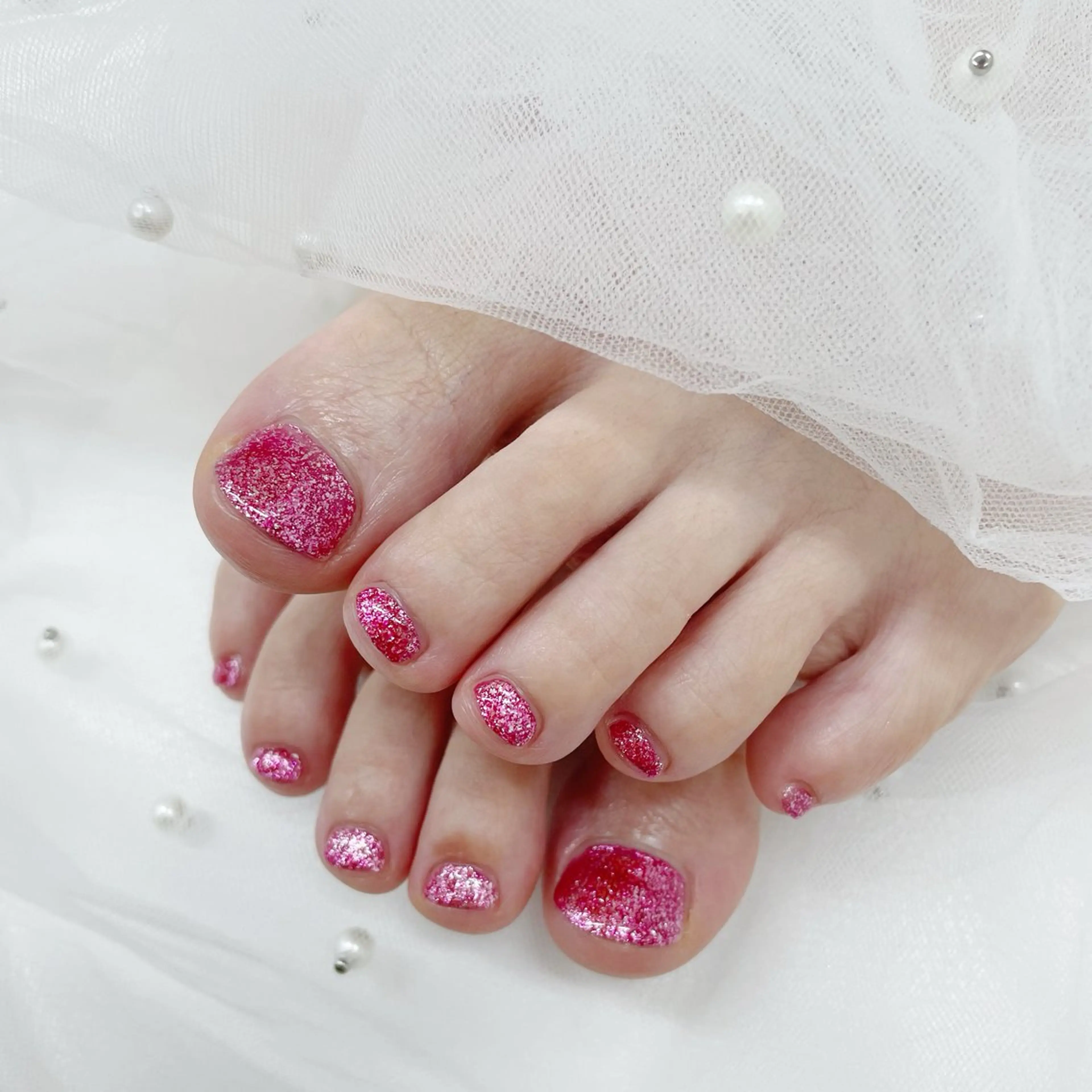 ネイル アートネイル ジェルネイル グラデーション キラキラネイル ラメ(グリッター) Viola. TOMOMIのネイルデザイン