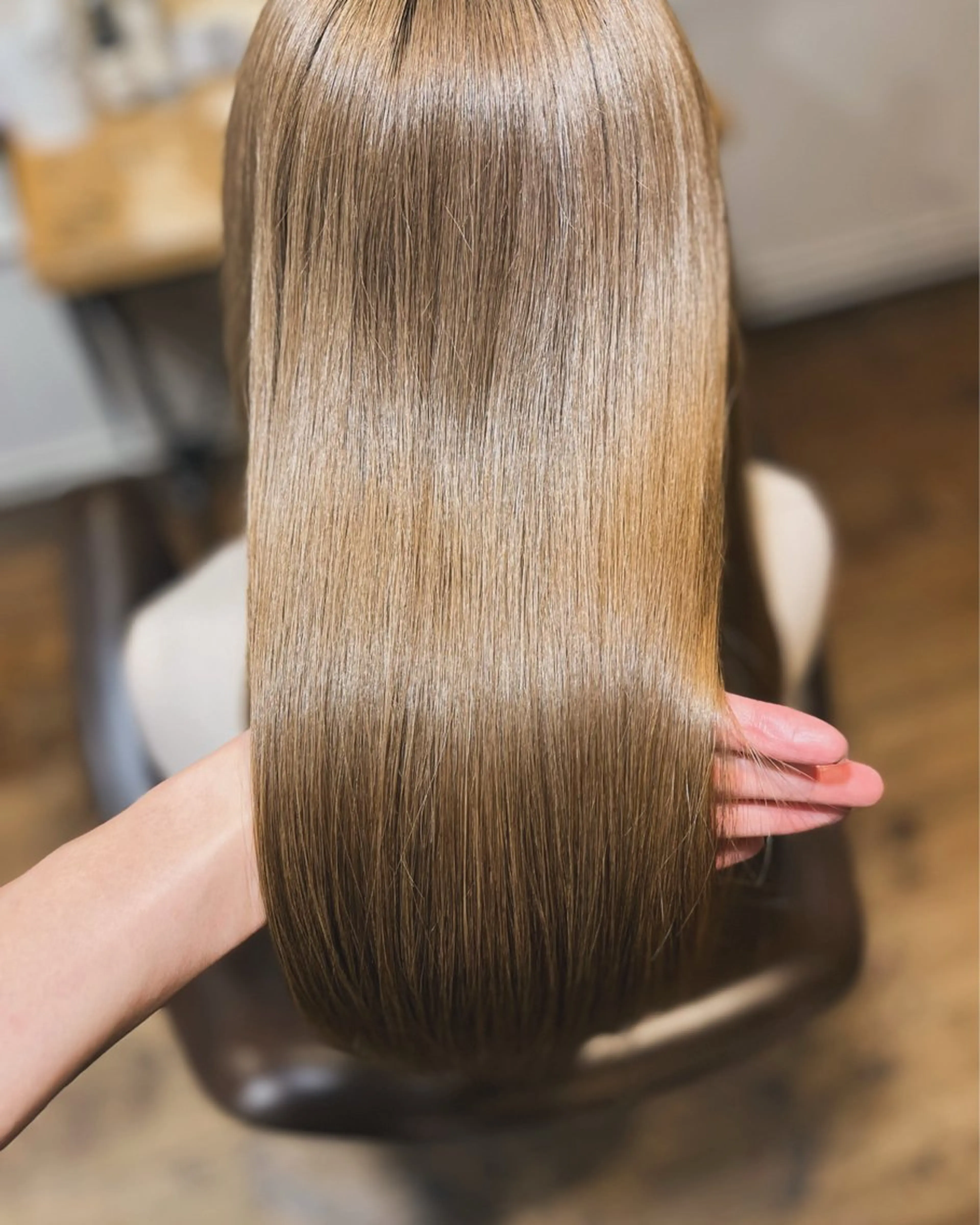 ロング カット 縮毛矯正 縮毛矯正特化 コグスリのヘアスタイル