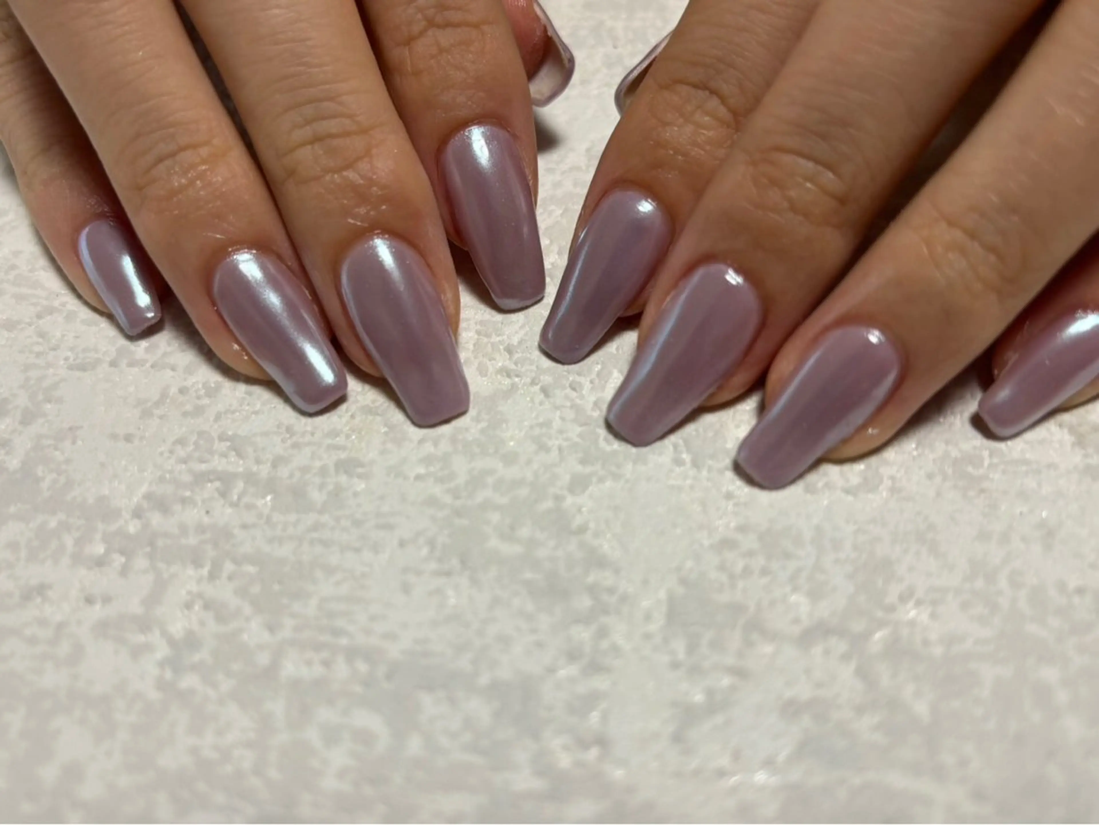 ネイル オーロラネイル フットネイル フレンチネイル ジェルネイル 韓国ネイル Mogu nail 二子玉川のネイルデザイン