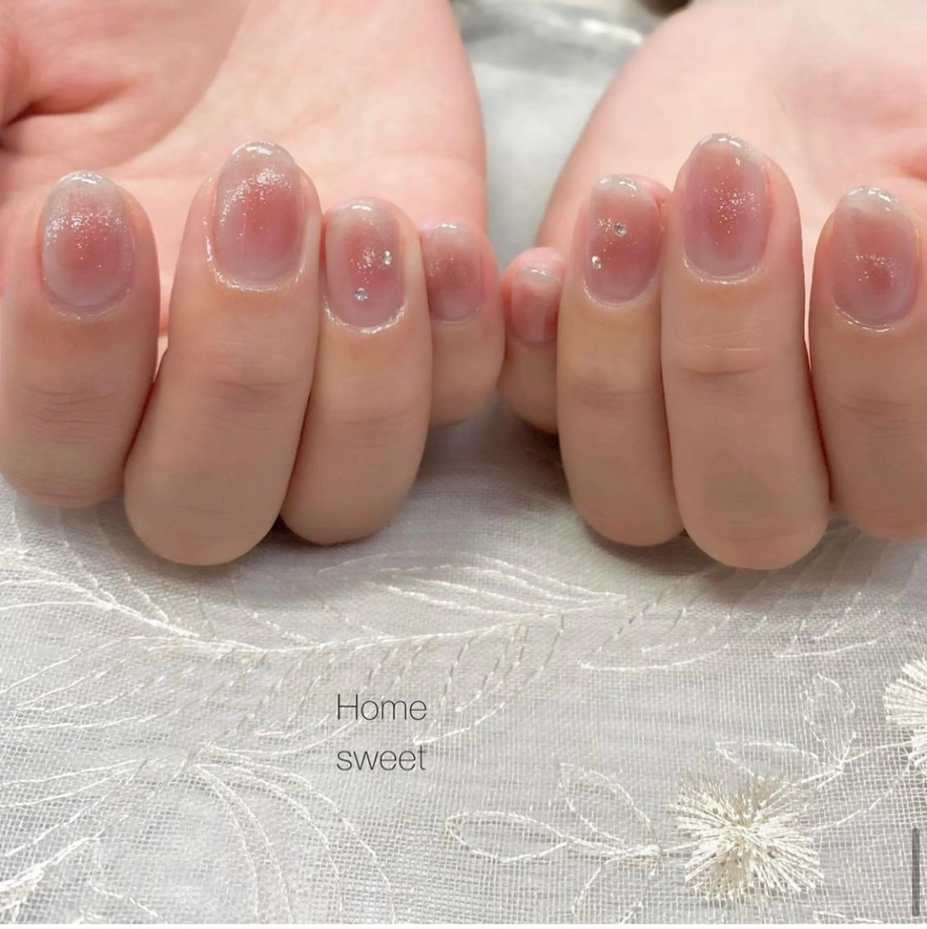 ネイル マグネットネイル ハンドネイル ショートネイル. Home sweetのネイルデザイン