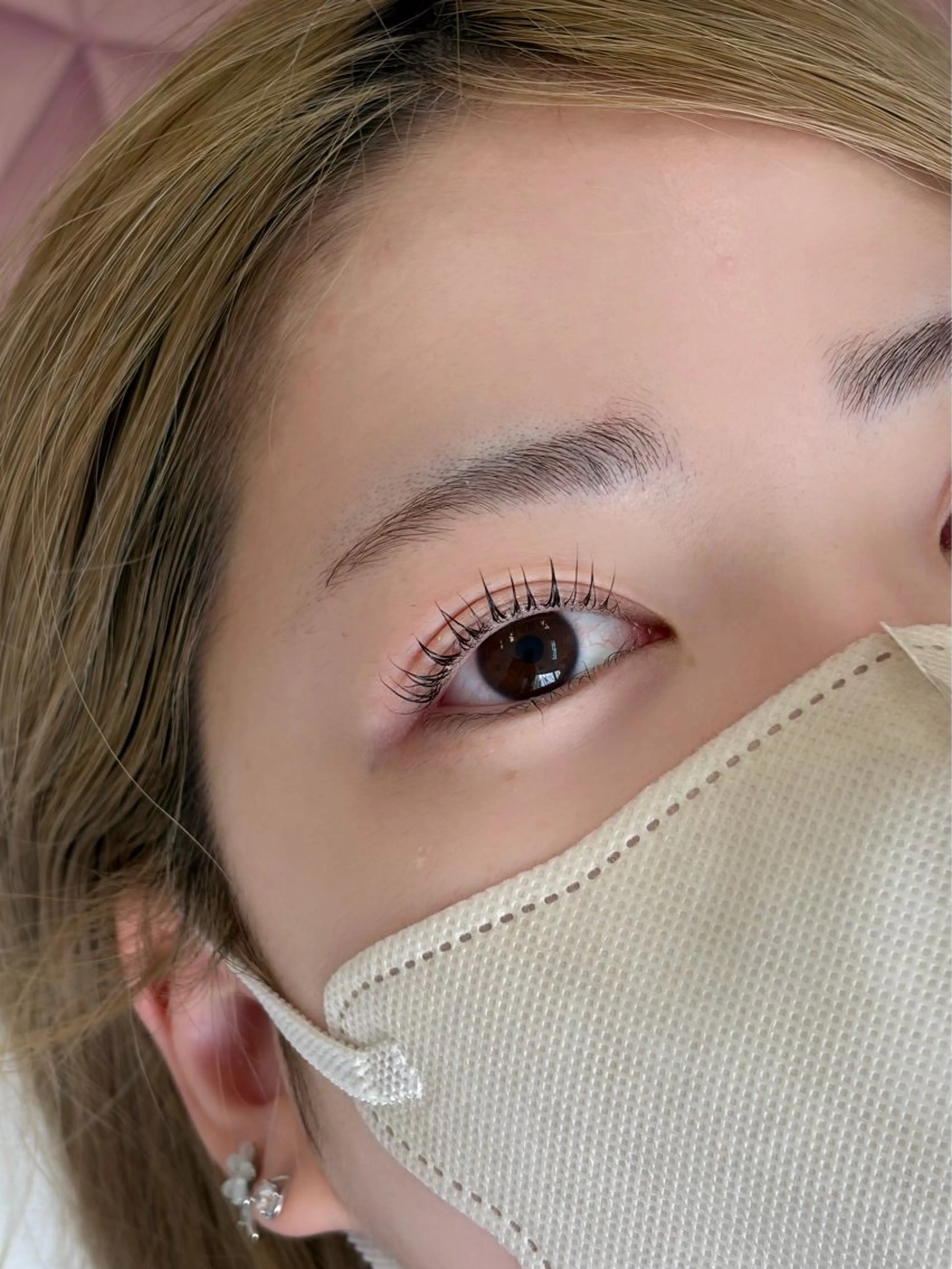 上下まつ毛パーマ練習モデル様♡の写真