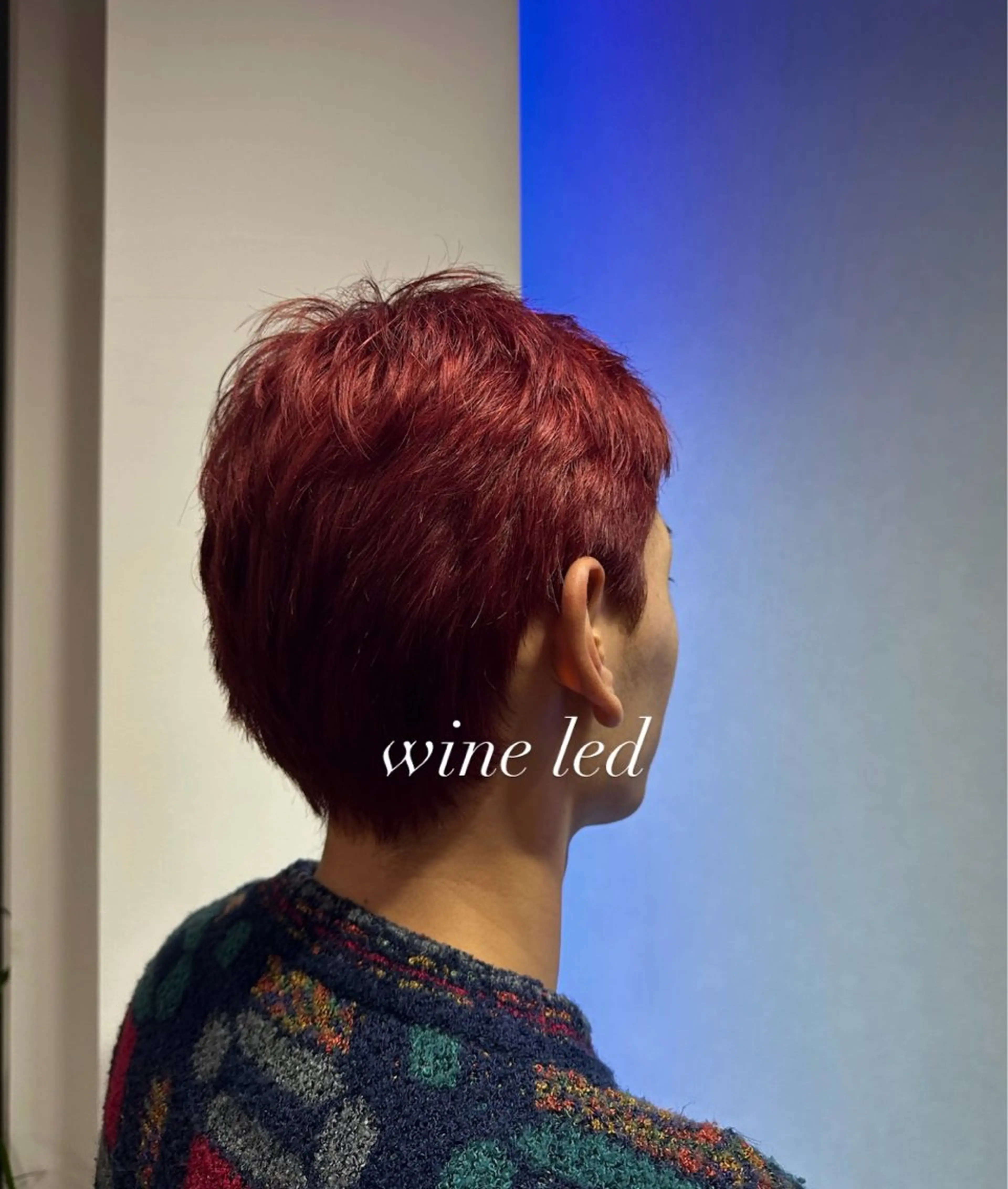 カラー メンズ ヘアカラー 栗谷 竜希のヘアスタイル