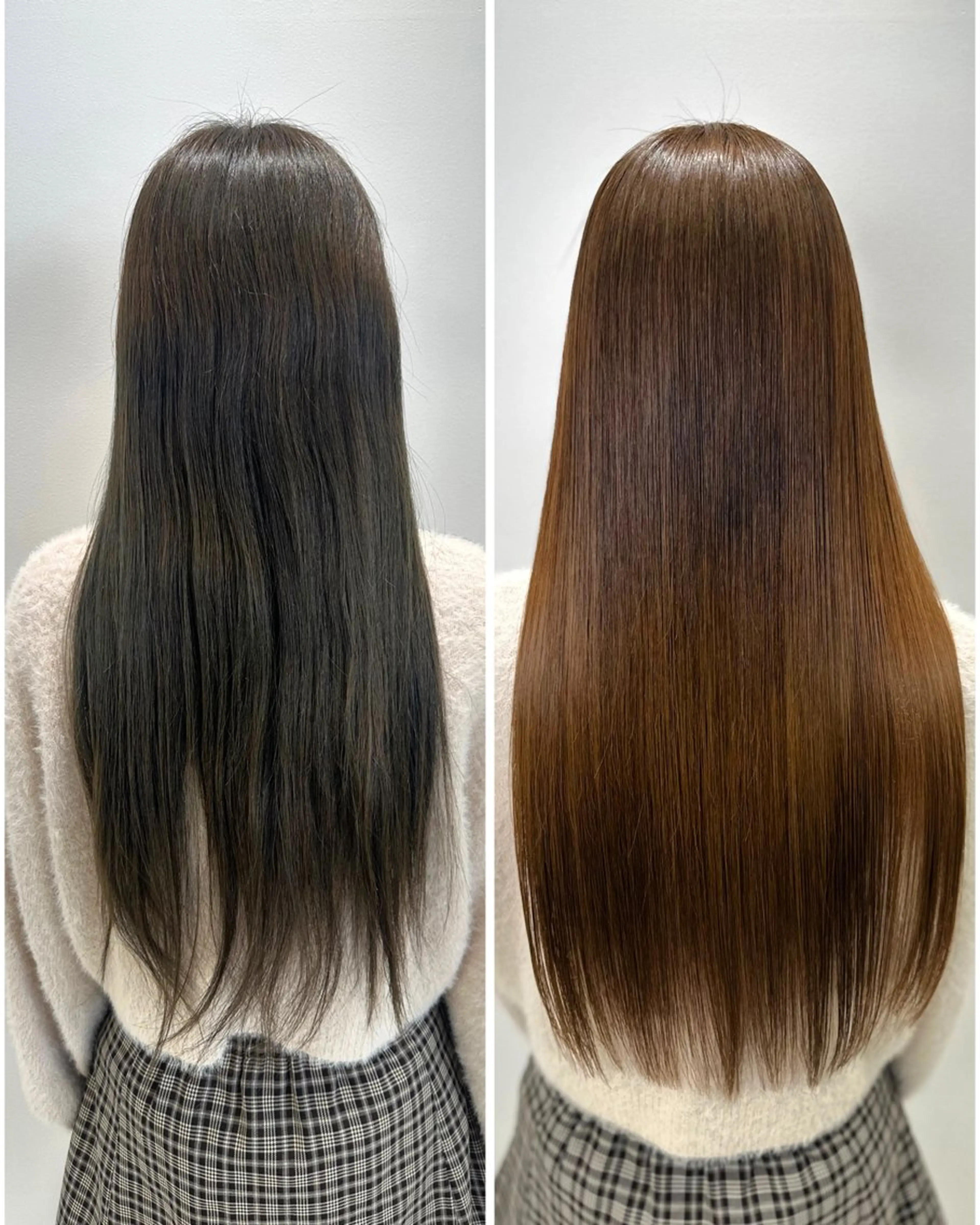 ロング カラー パーマ ヘアカラー 縮毛矯正 トリートメント 髪質改善/縮毛矯正 /ブリーチ矯正/岡部のヘアスタイル