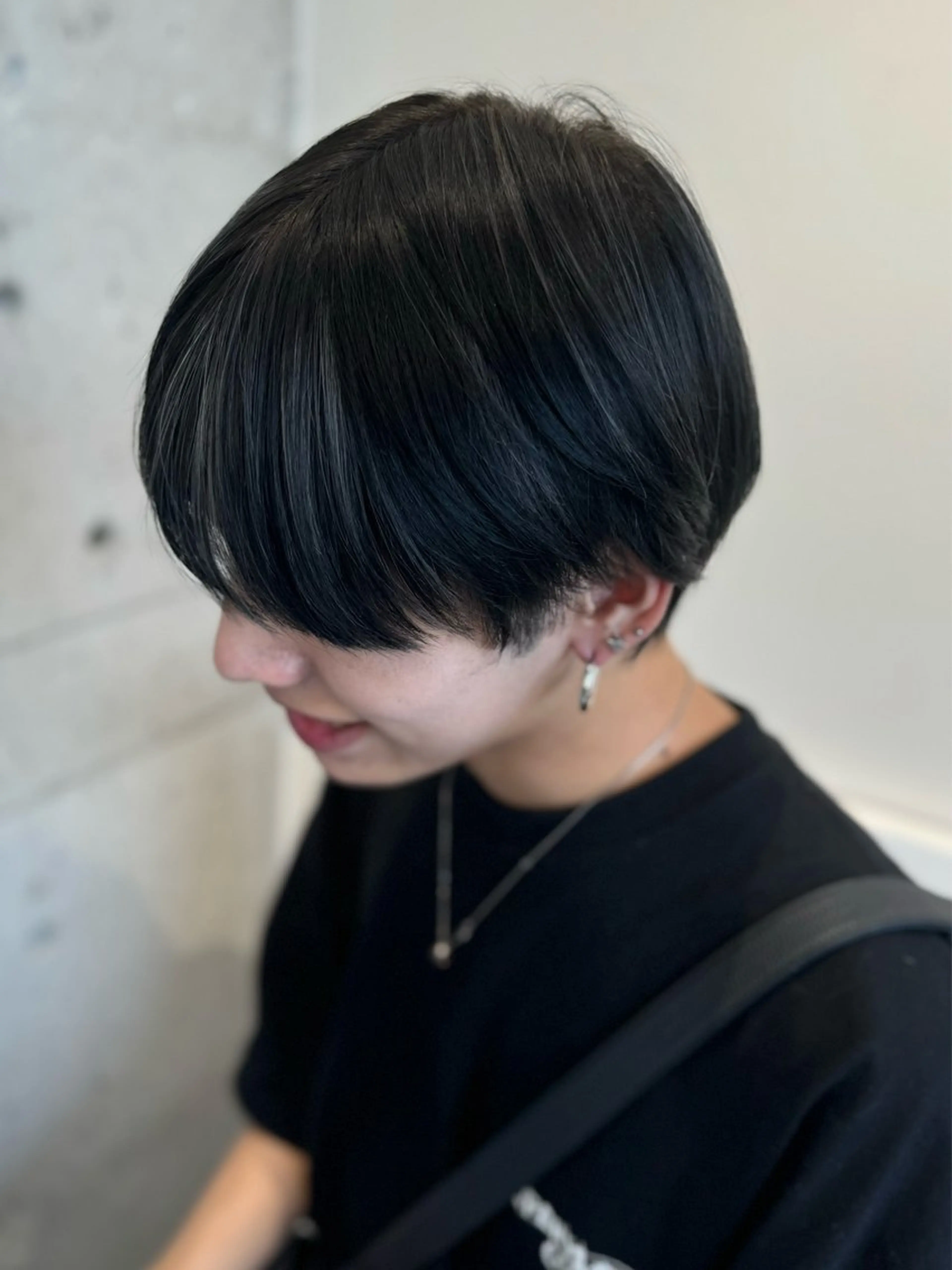 ショート ケアカラー ハイライト 髪質改善 似合わせカット 【NEWI 天王寺店 】 Fukaのヘアスタイル