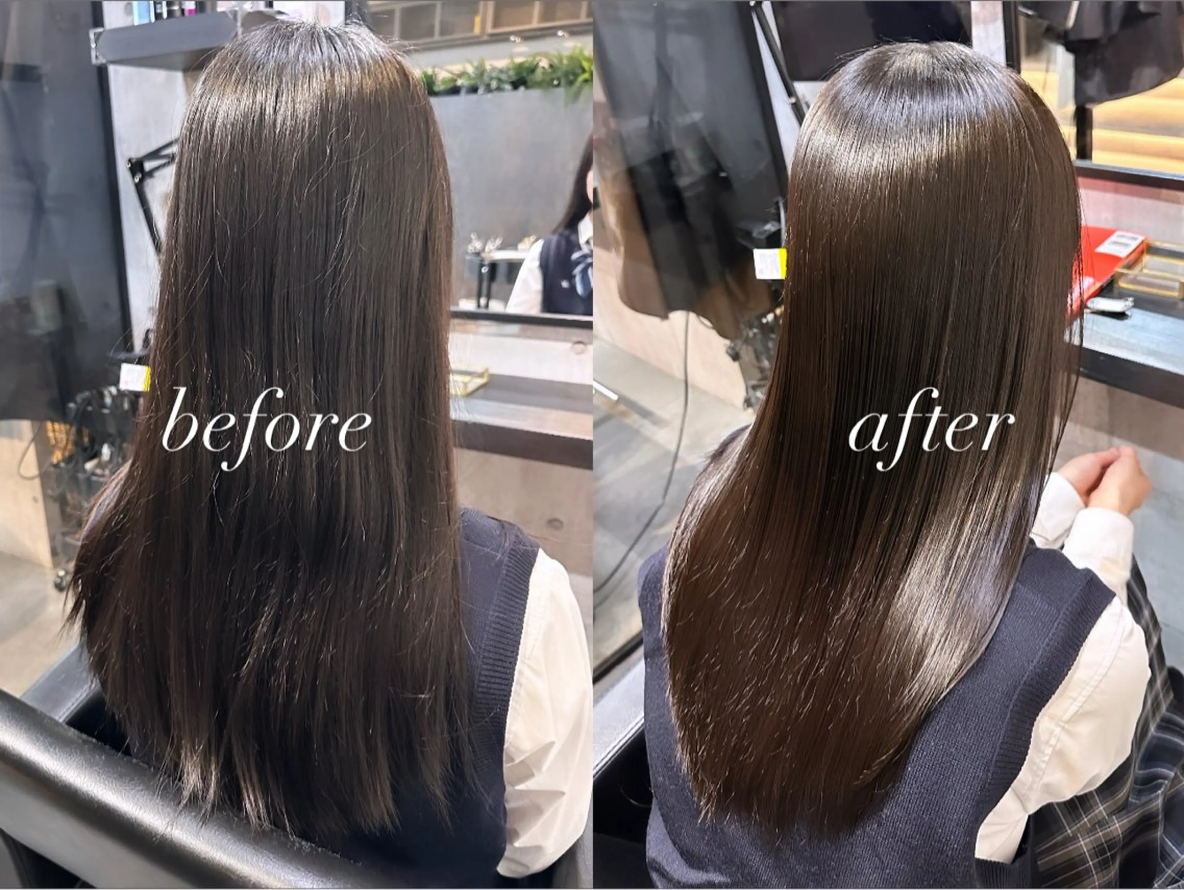 ロング 髪質改善 レイヤーカット 縮毛矯正 オトナかわいい♡◌ ⑅⃝*GISELLEのヘアスタイル