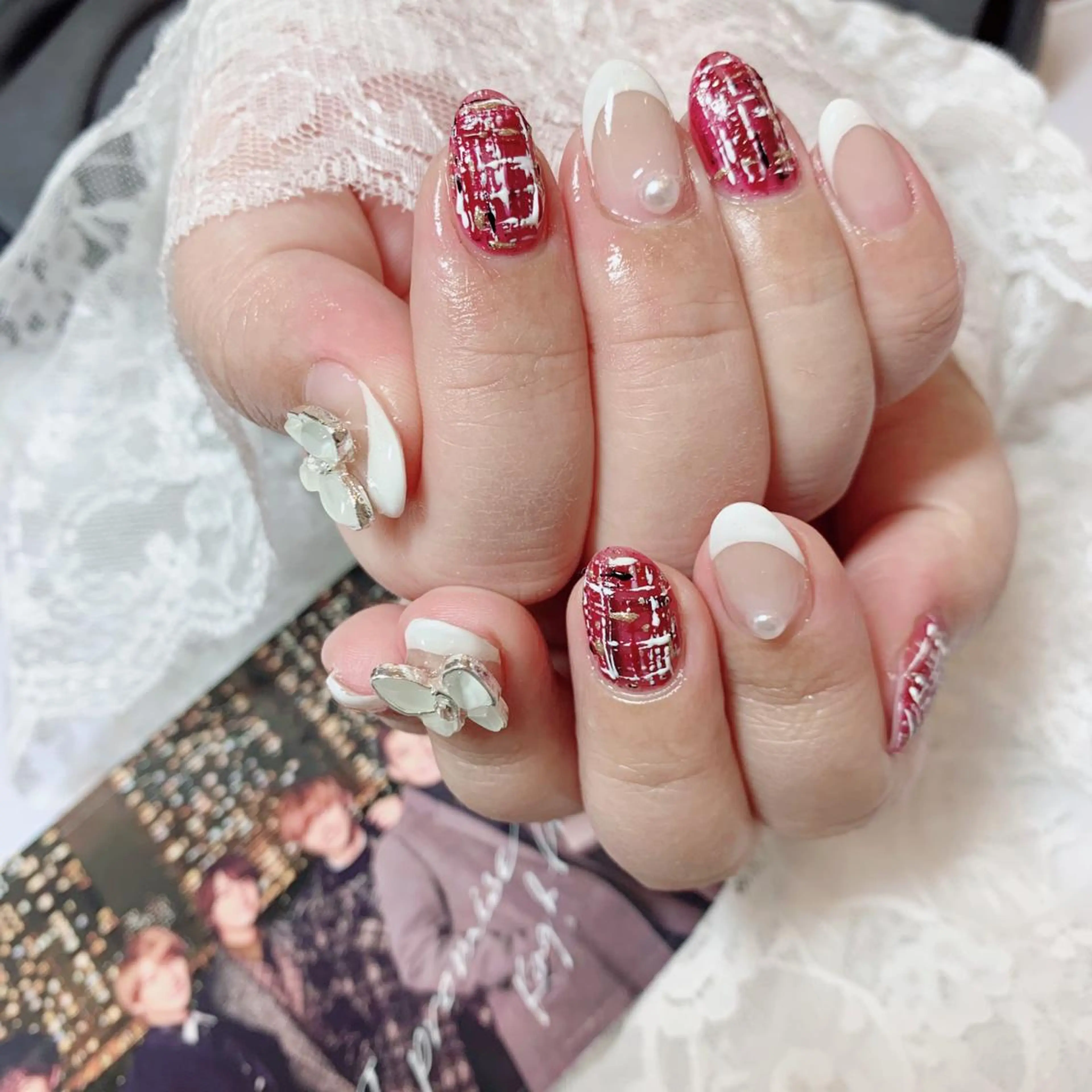 ネイル ハンドネイル La neige* yuki 🥯🍑のネイルデザイン