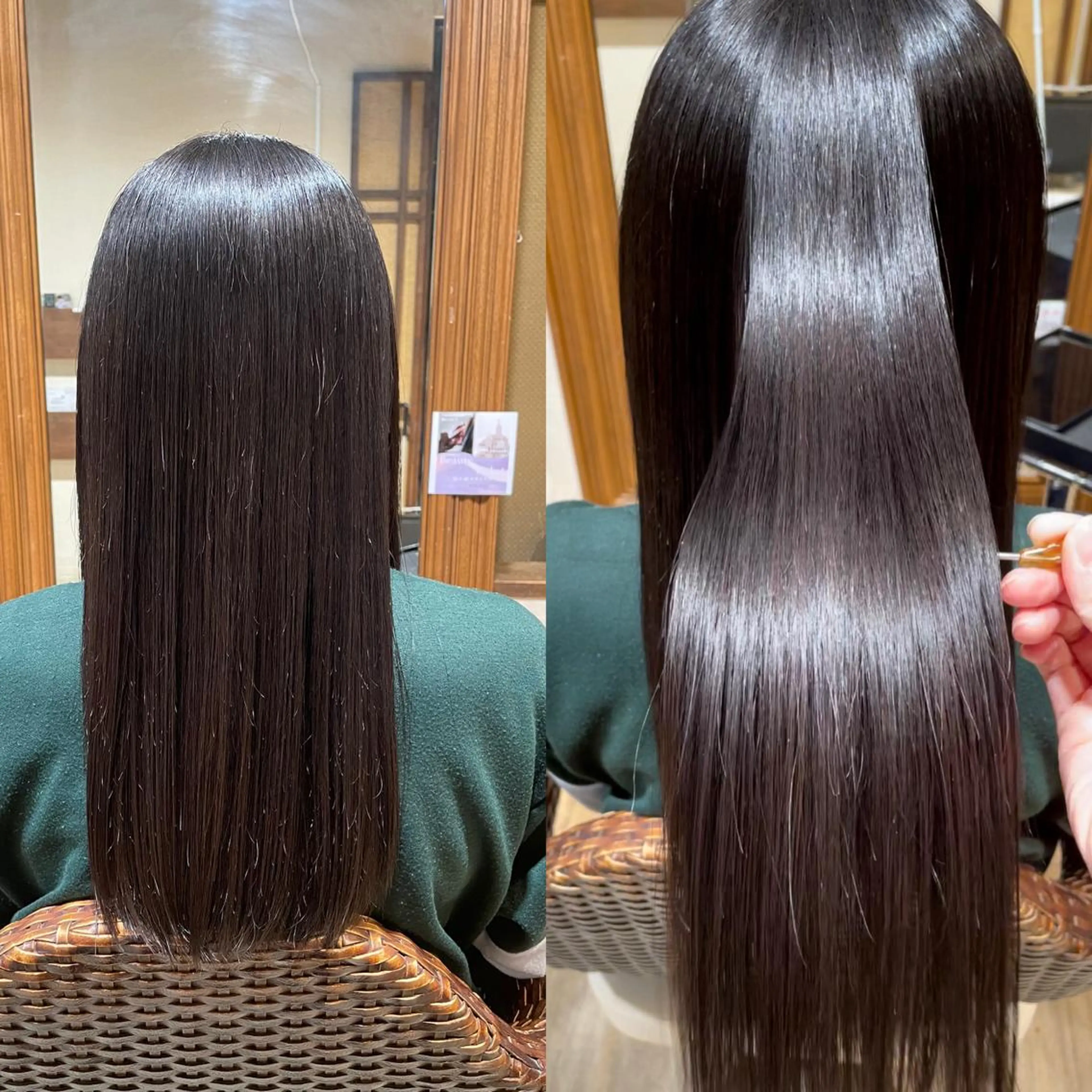 ロング 縮毛矯正 三好春奈 /イルミナカラーのヘアスタイル