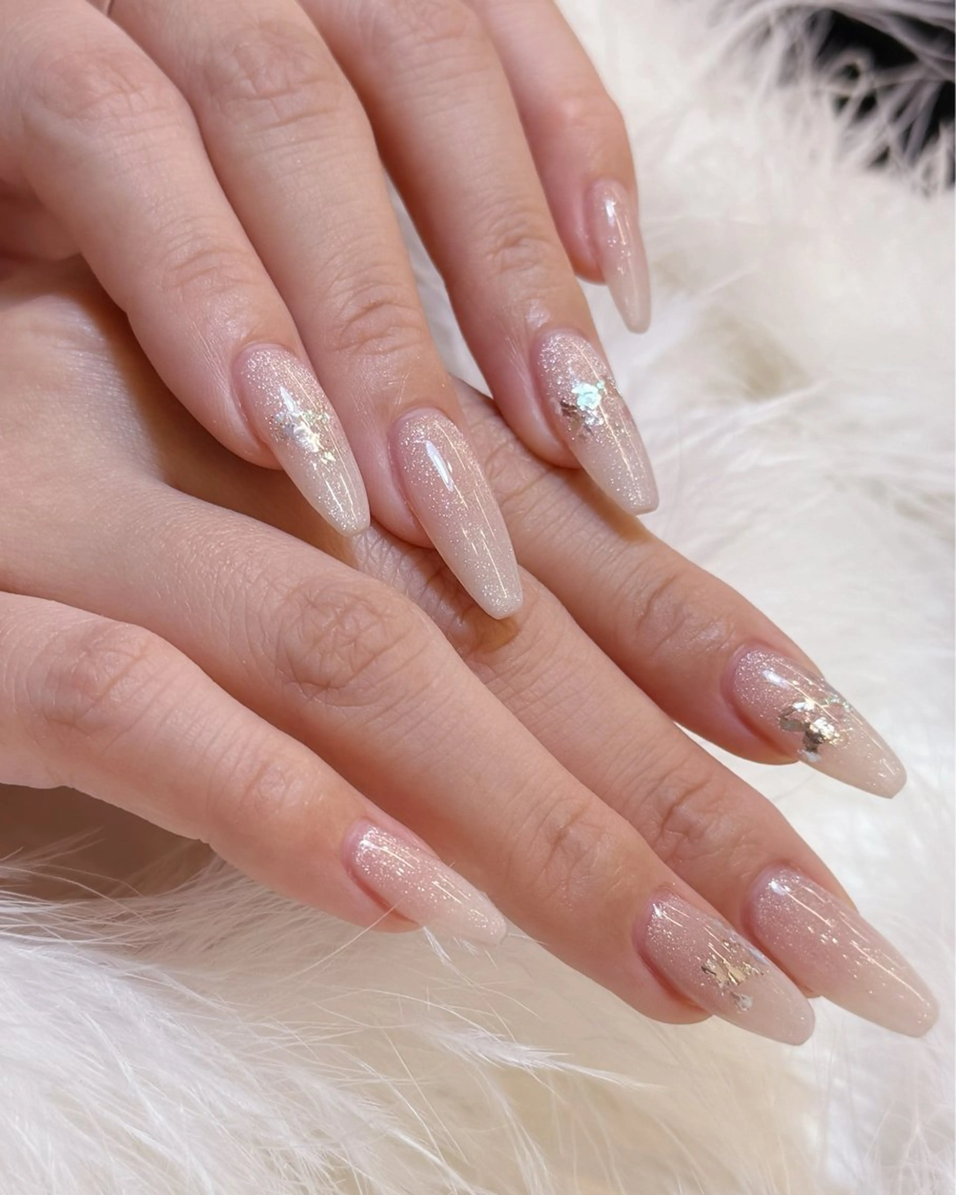 ネイル アートネイル フラッシュネイル フラワーネイル ジェルネイル ガーリー Puti nailのネイルデザイン