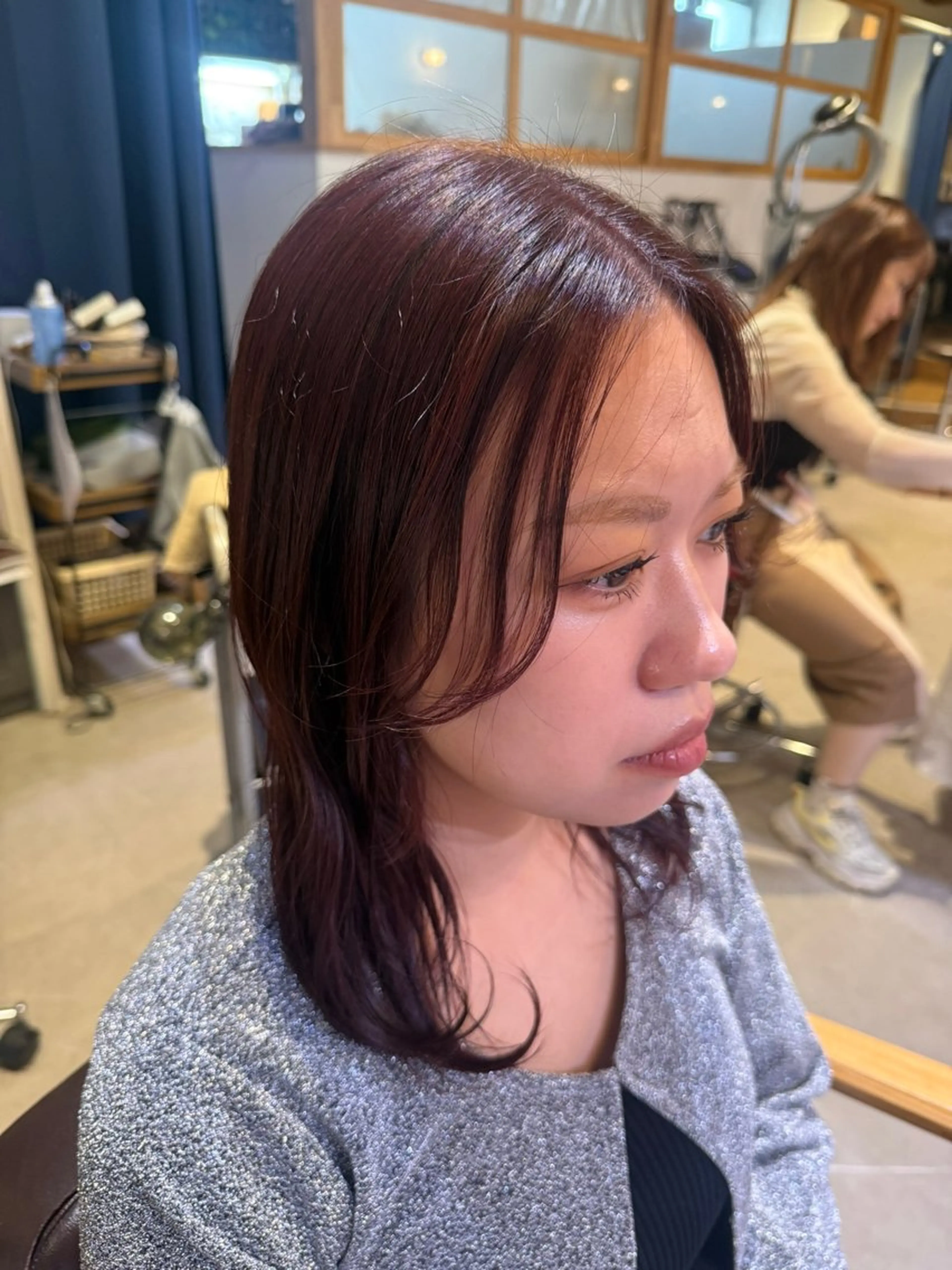 セミロング カラー ヘアカラー DEUCE hair /ヒハルのヘアスタイル