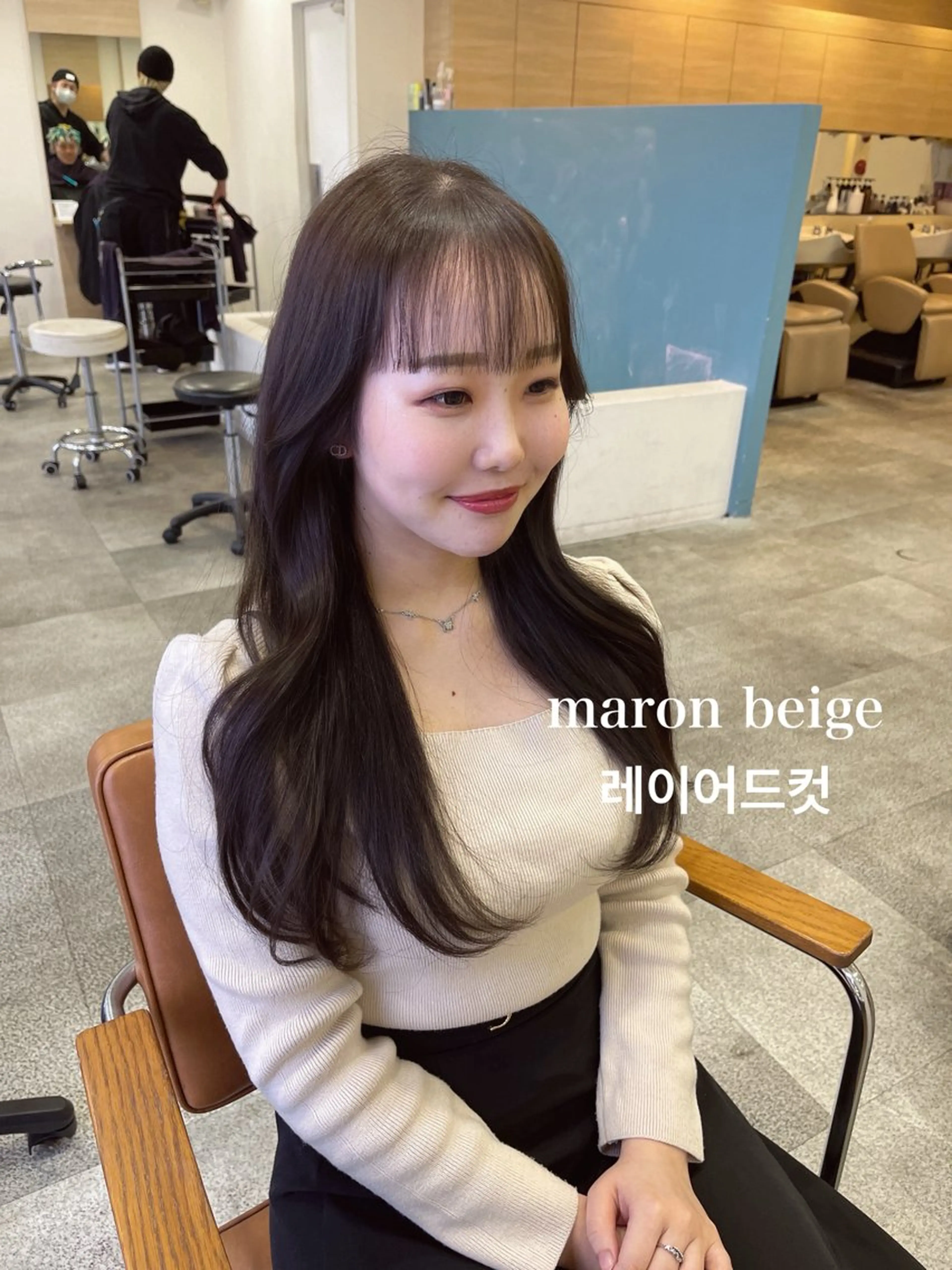 ロング カラー カット ヘアカラー トリートメント 🫧chinatsu 🫧のヘアスタイル