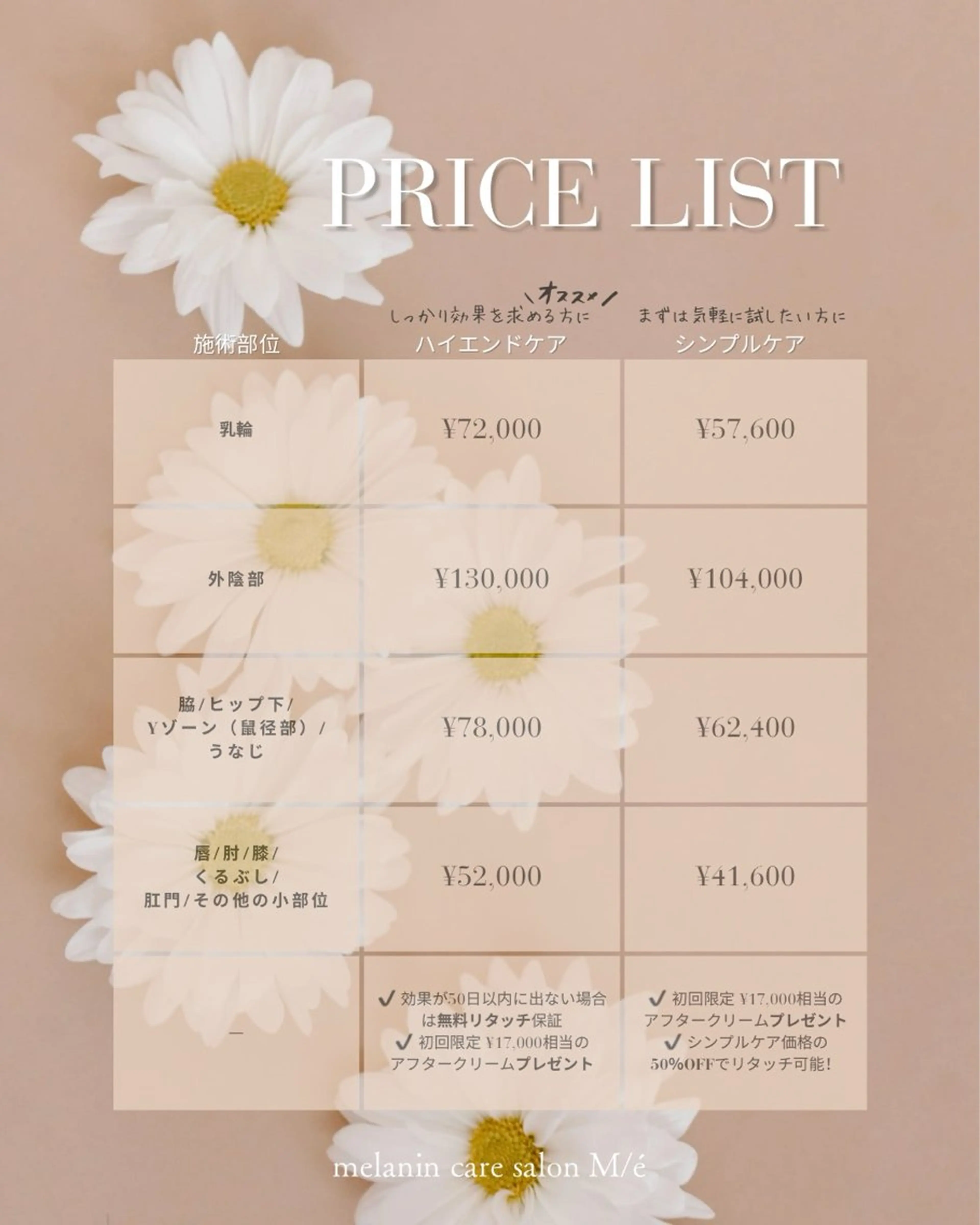 メラニンケアサロンM/é（エムエ）所属・メラニンケア M/é柴田のその他イメージ