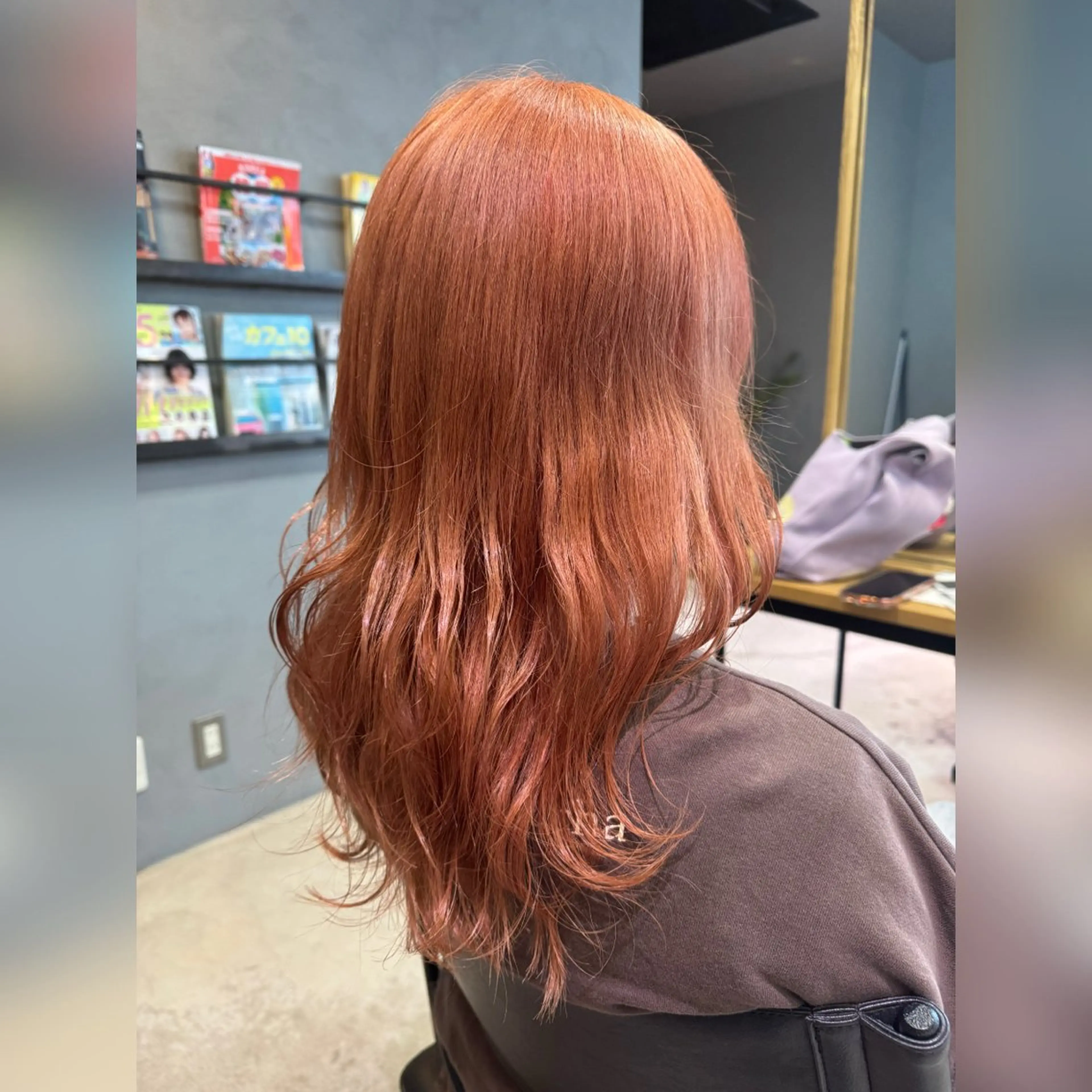 🍁暖色ハイトーン❄️ブリーチカラー＋ケアトリートメントの写真