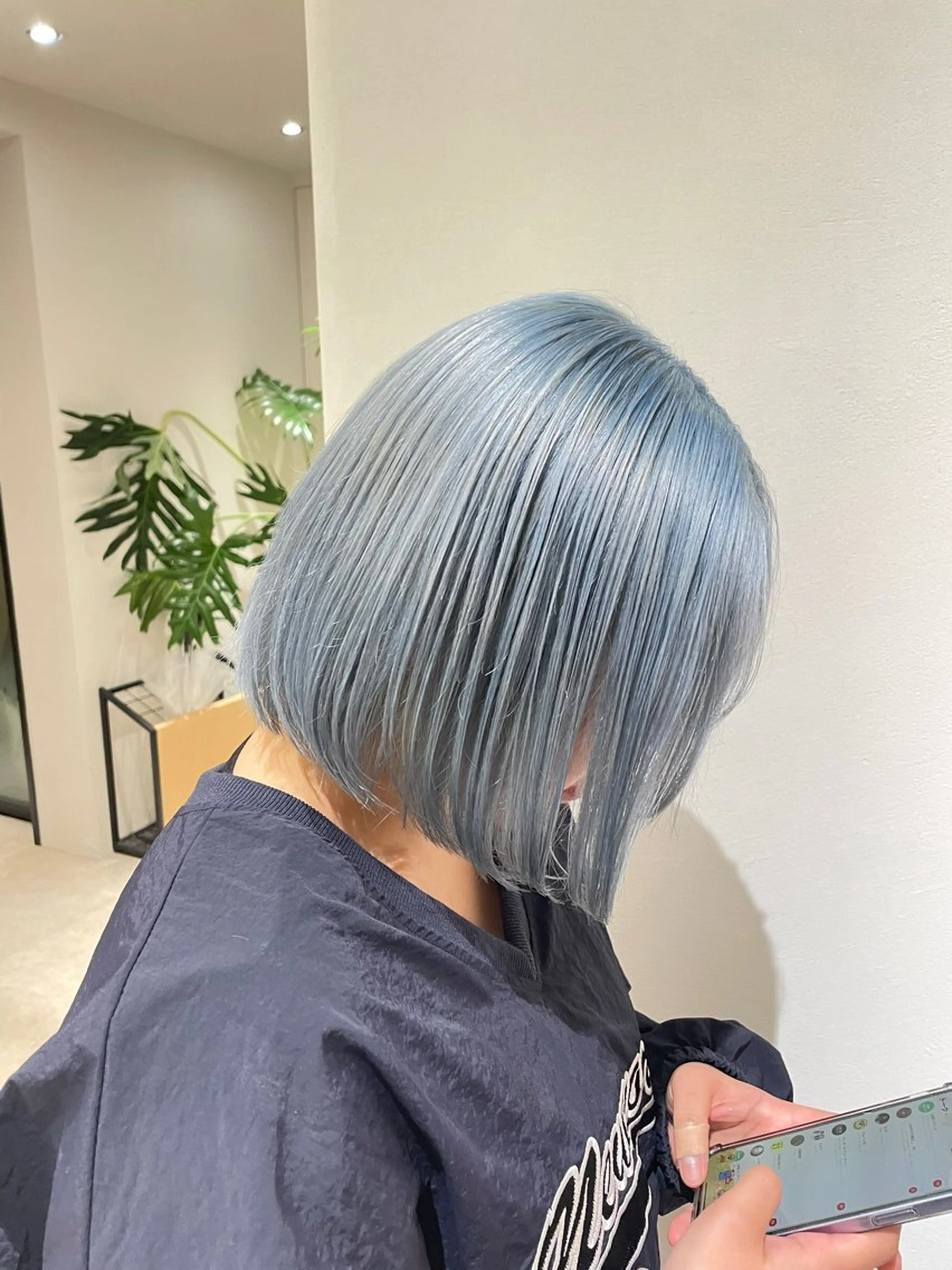 ショート カラー トリートメント 渋谷/レイヤーボブ・ 透明感カラーしょうごのヘアスタイル