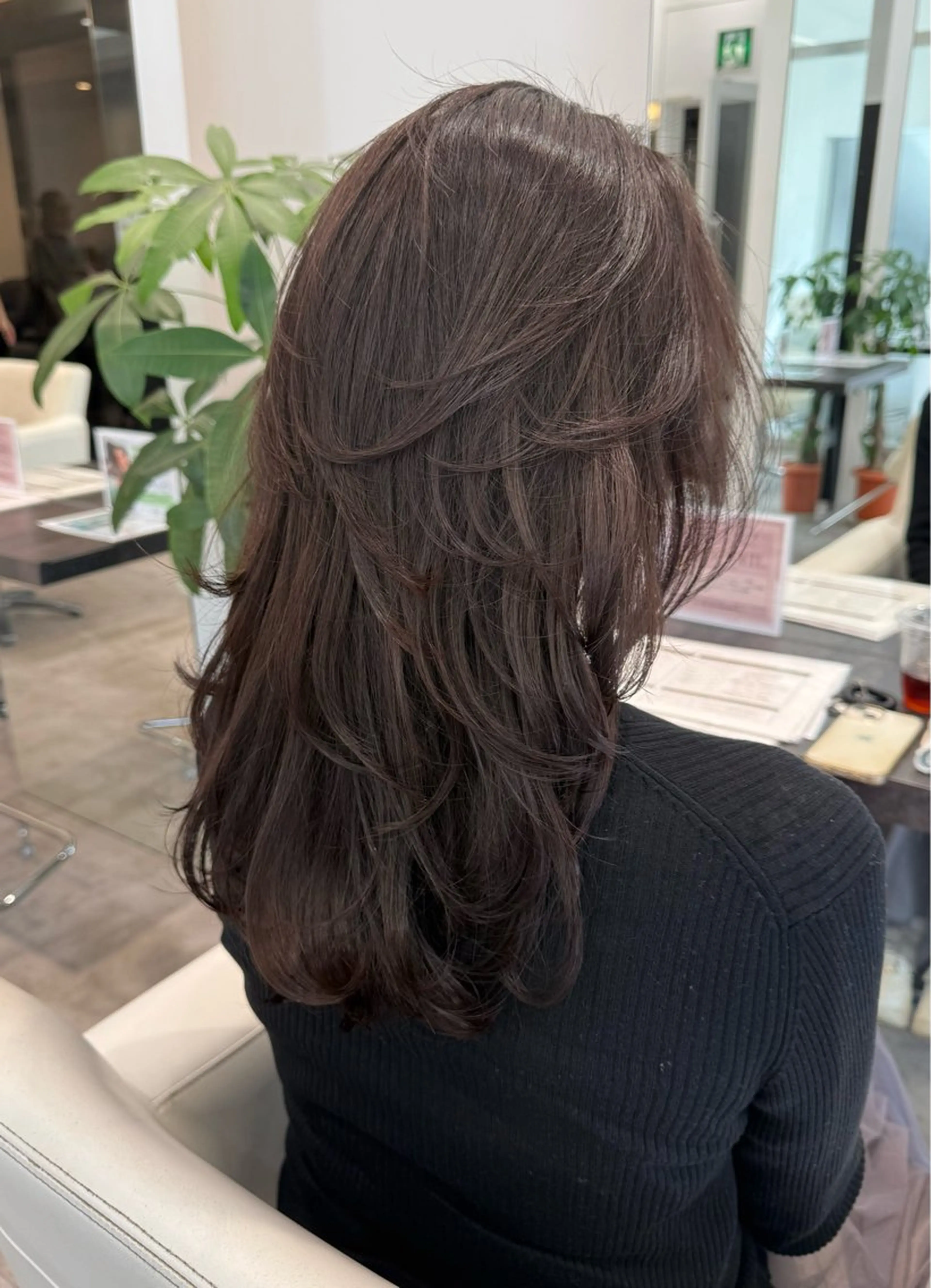 ロング カット ✨大人韓国レイヤー ✨吉原 潤✨のヘアスタイル