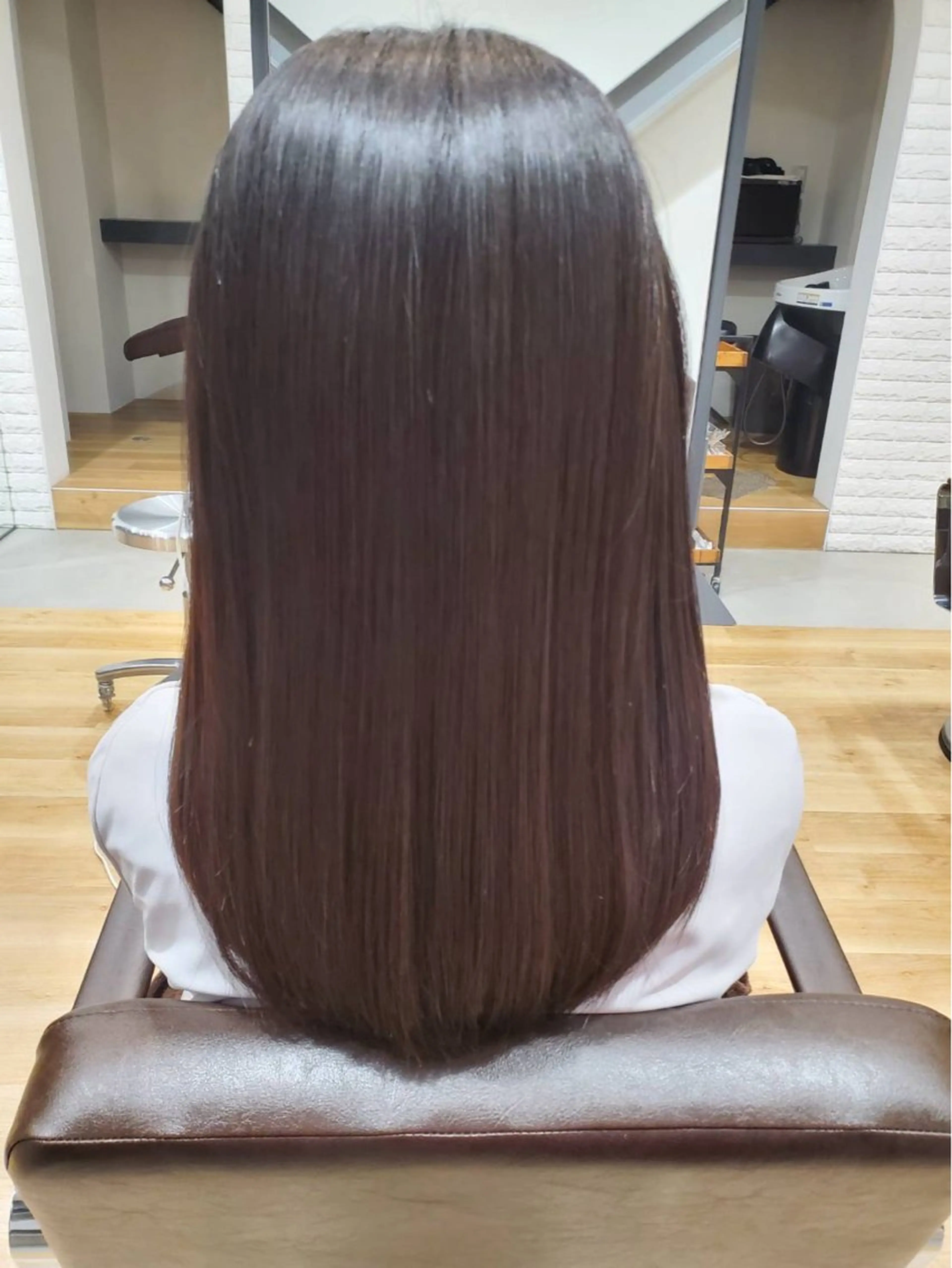 ロング カット トリートメント 大倉 未波のヘアスタイル