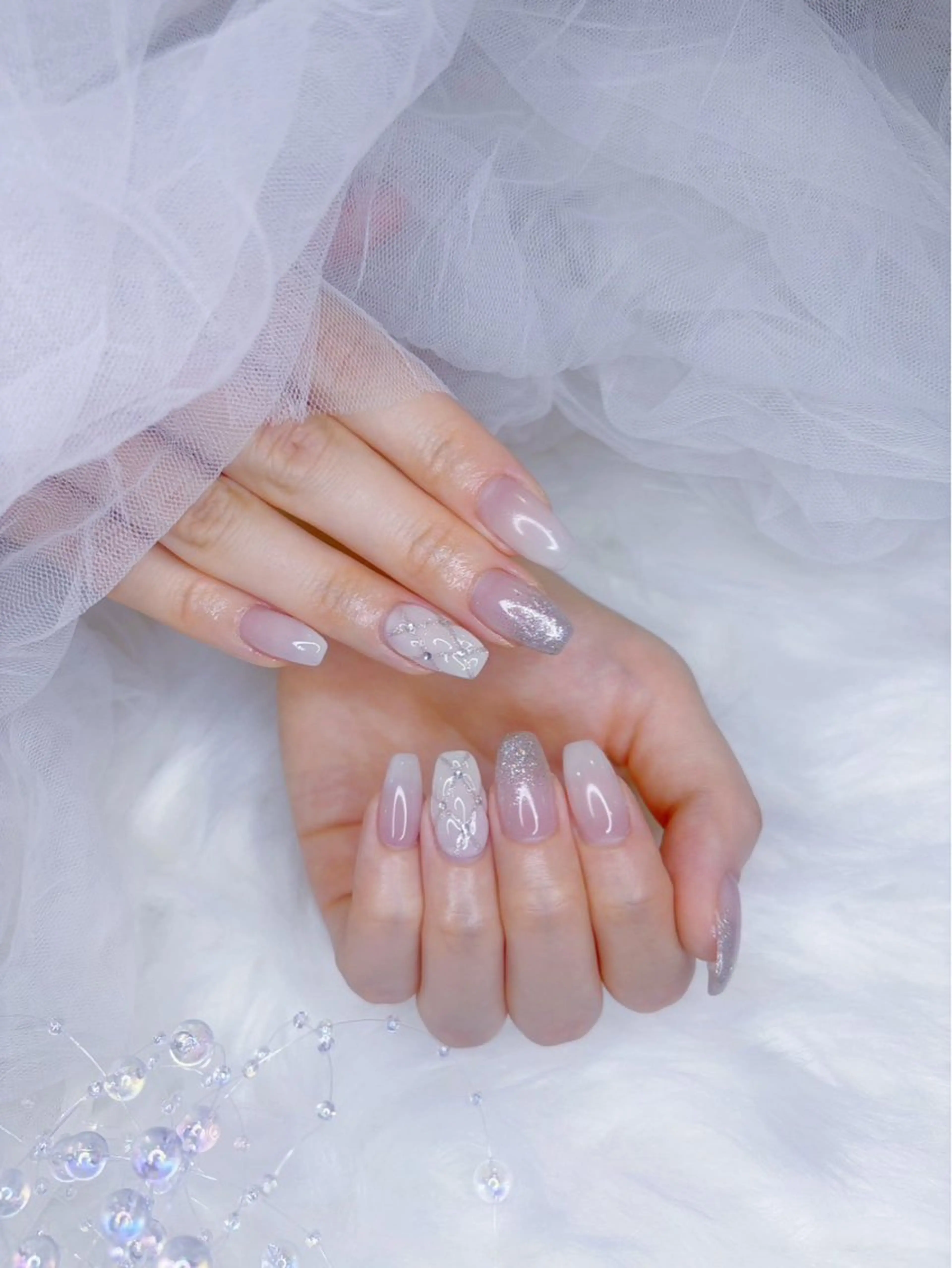 【ハンド🤍ྀི】85分アートコース🫧(4~6本相当) / ケア込みの写真