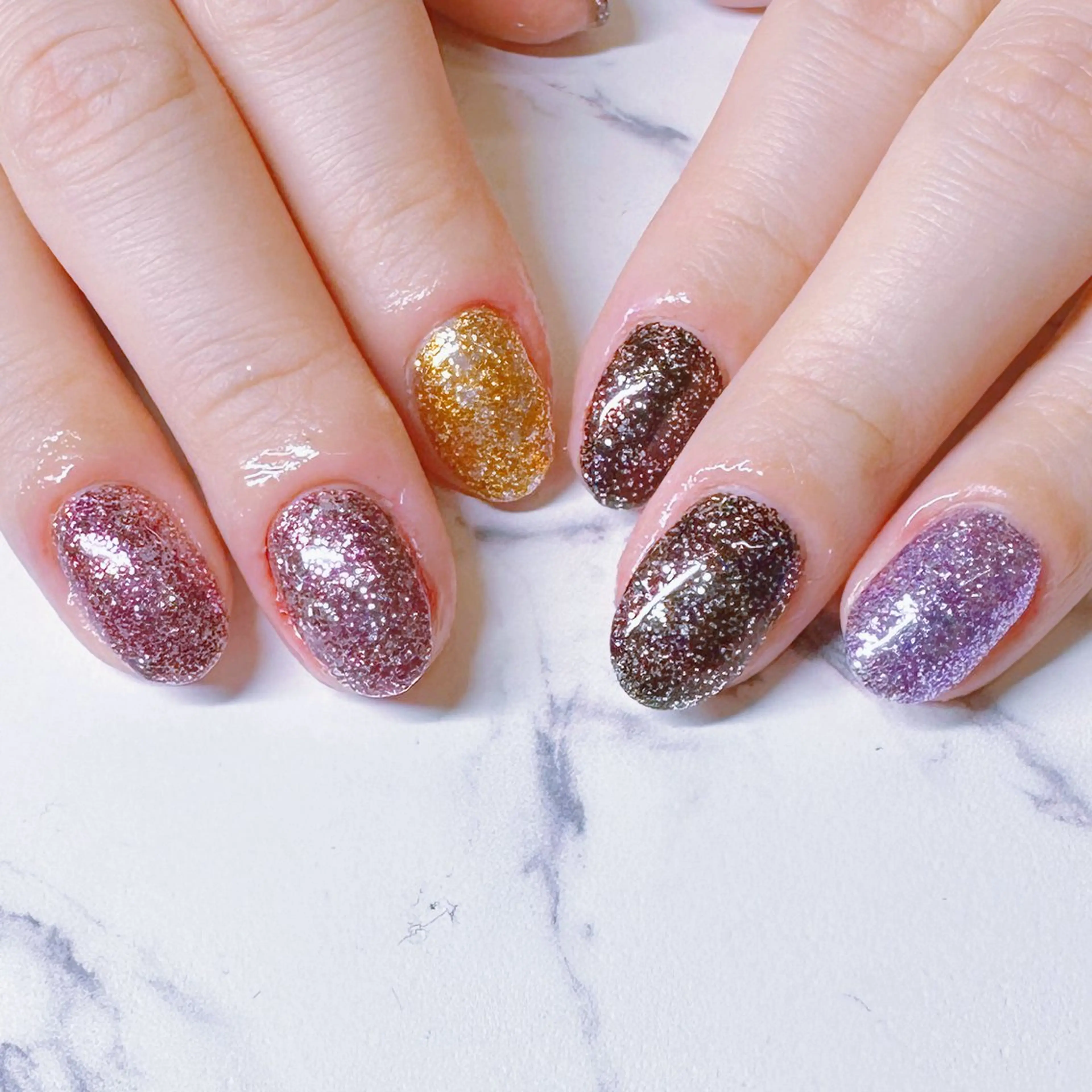 ネイル ハンドネイル I_p4ce所属・I_p4ce 🍊あい🍊のネイルデザイン