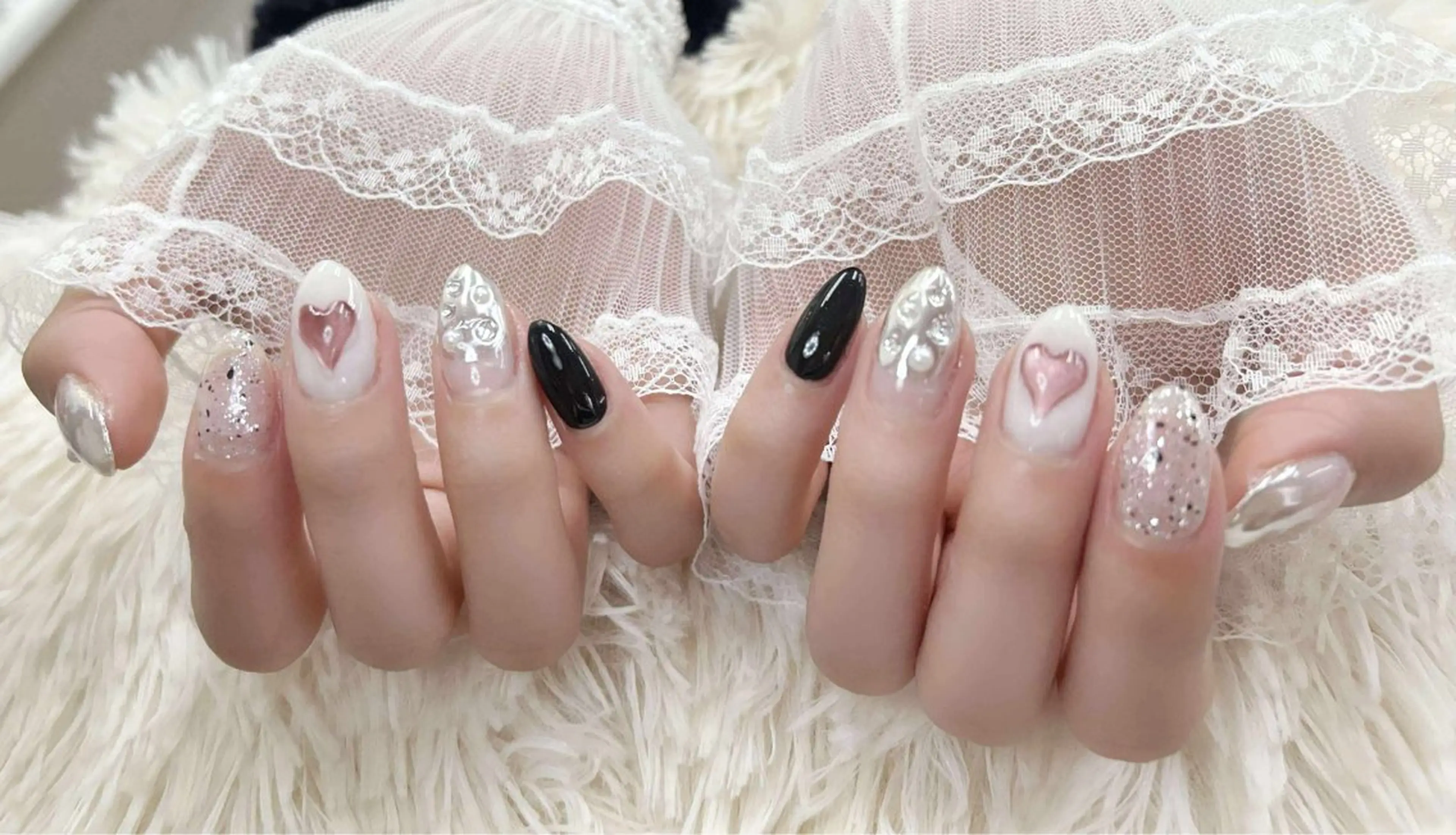 ネイル ジェルネイル 持ち込み パラジェル ハンドネイル ハンドケア Hara Nail 【パラジェル使用】のネイルデザイン