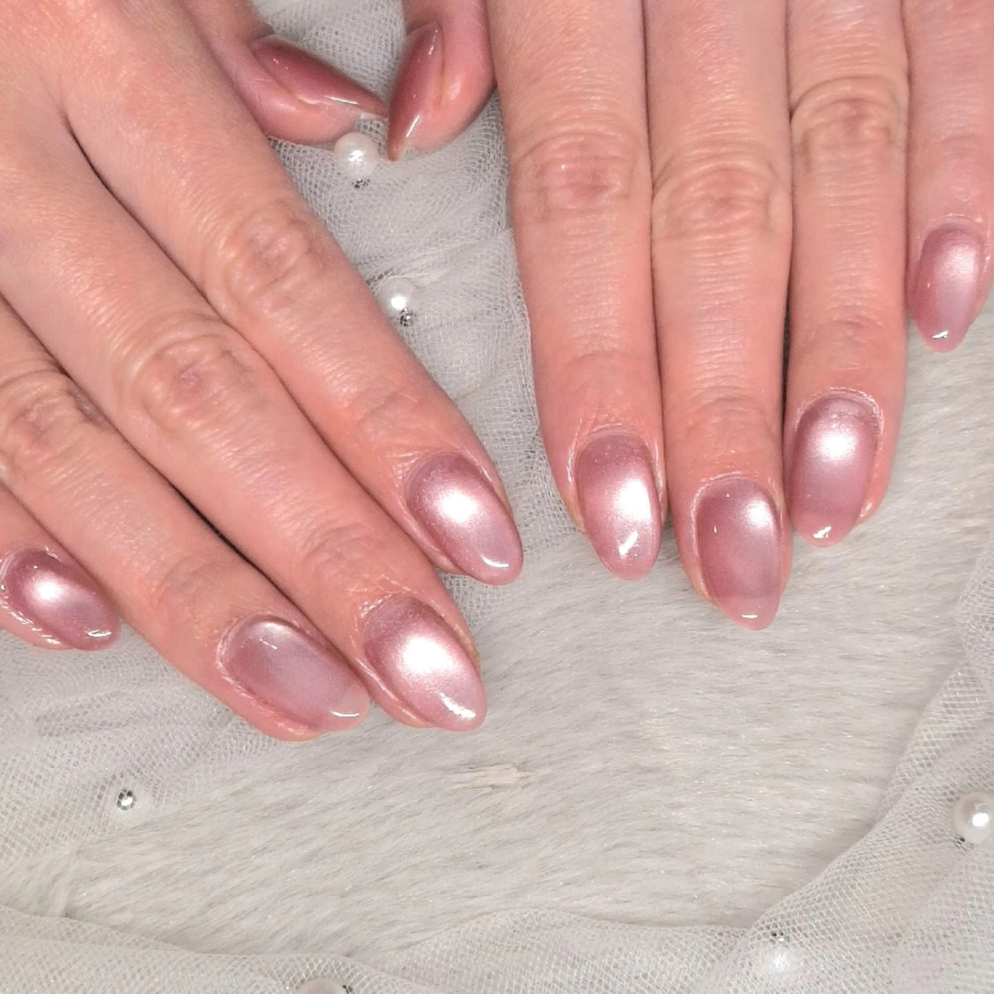 【オフなし¥3,980】銀座サロン勤務💅マグネットネイルモデル｜自由が丘の写真